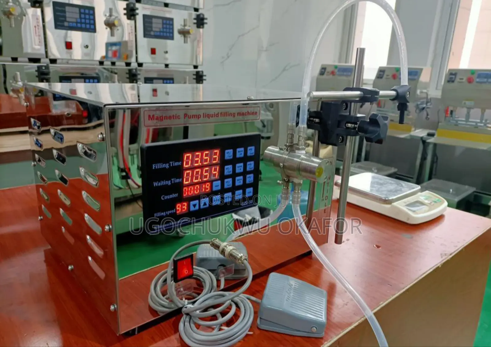 Digital Liquid Filling Machine With Magnetic Pump