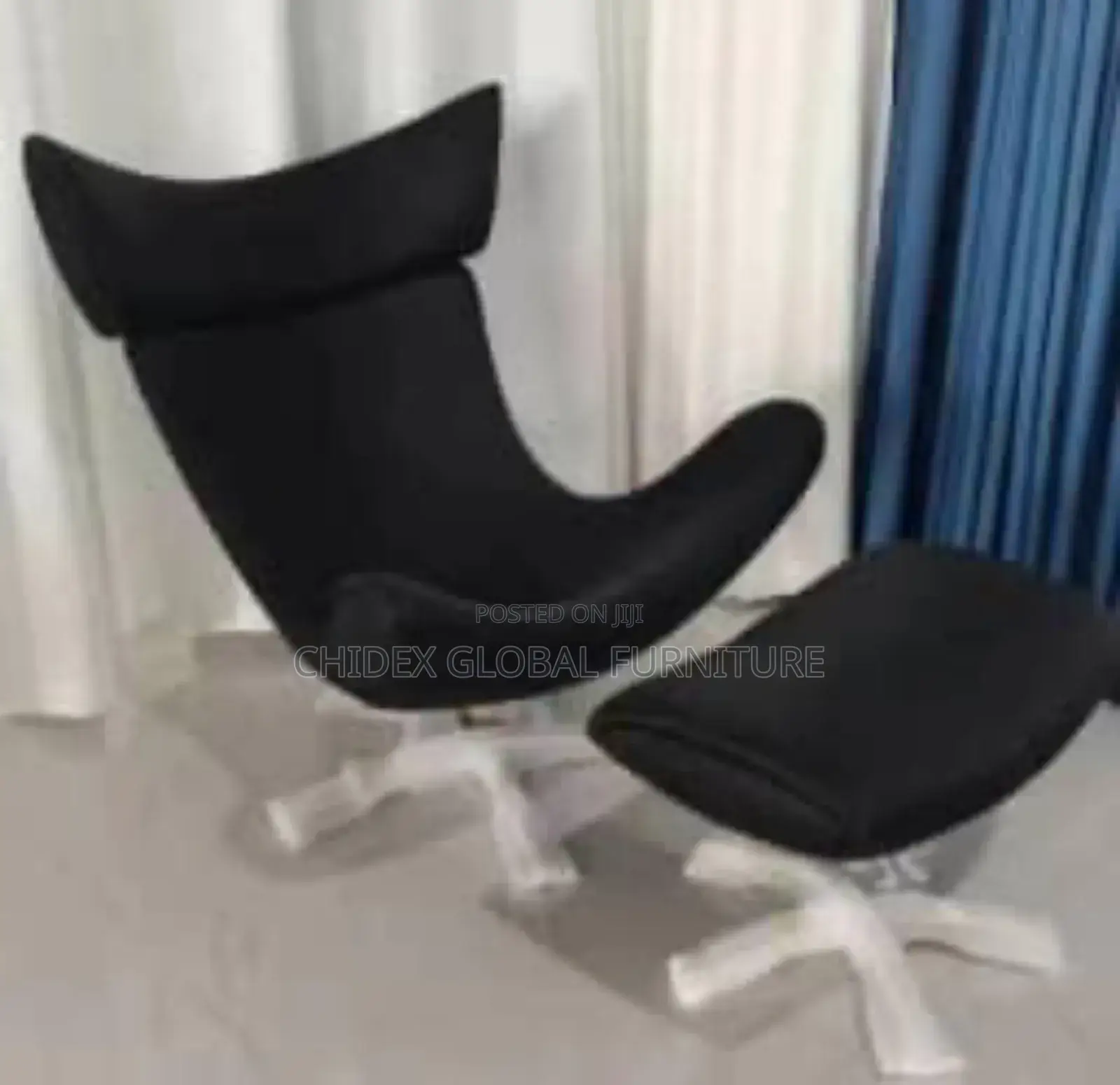 Accent Chair With Footrest