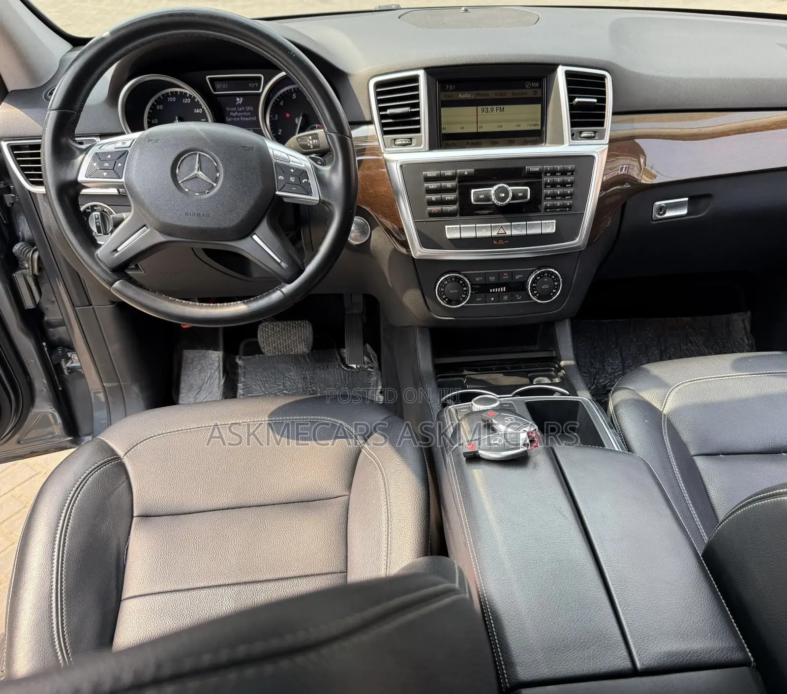 Mercedes-Benz M Class ML 350 4Matic 2012 Gray
