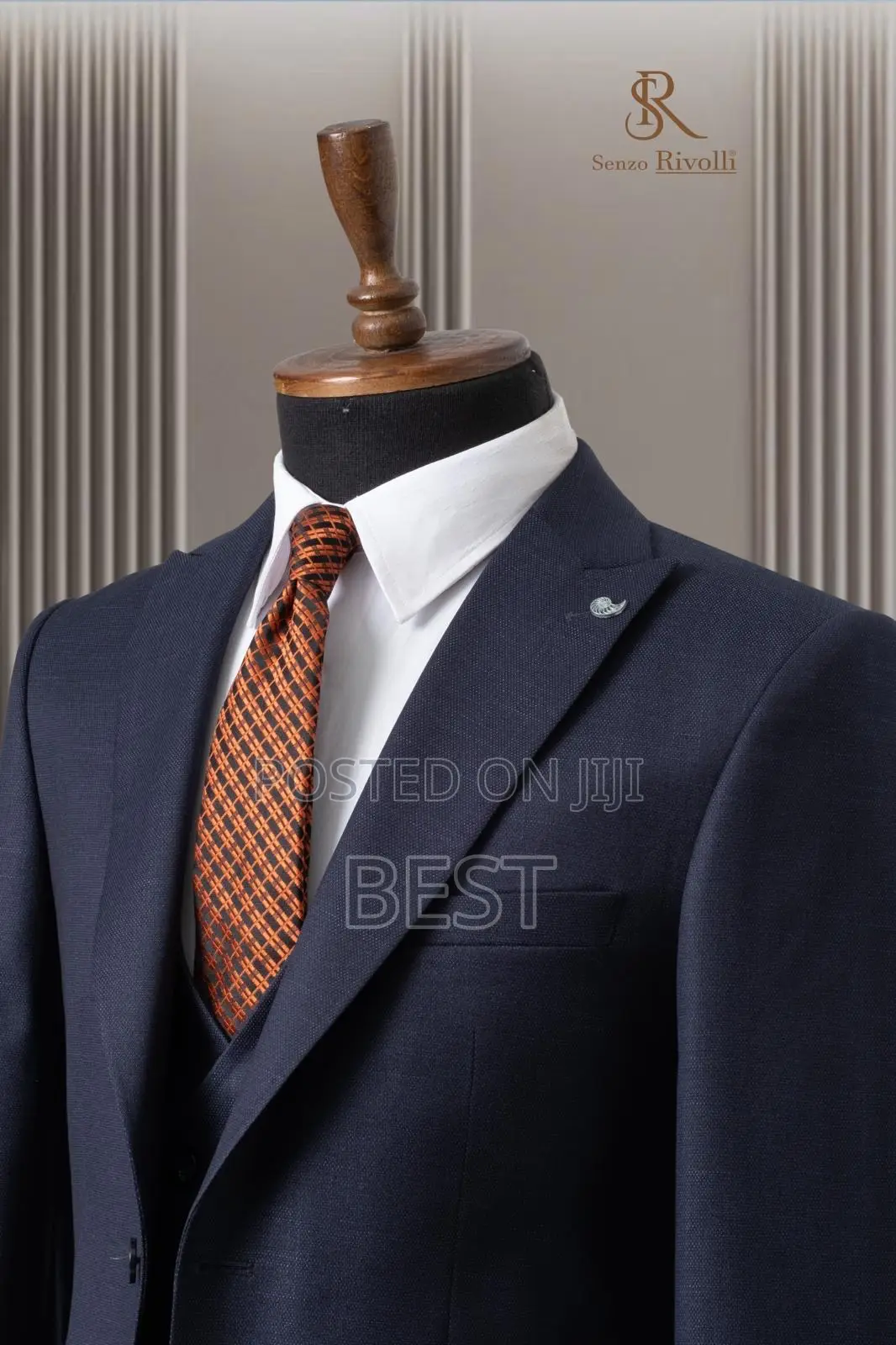 Top Quality 3pis Senzo Rivolli Suits for Official Class
