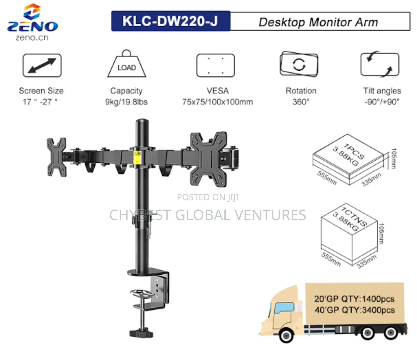 17_ 27 Multi _ Monitor Desk Mount