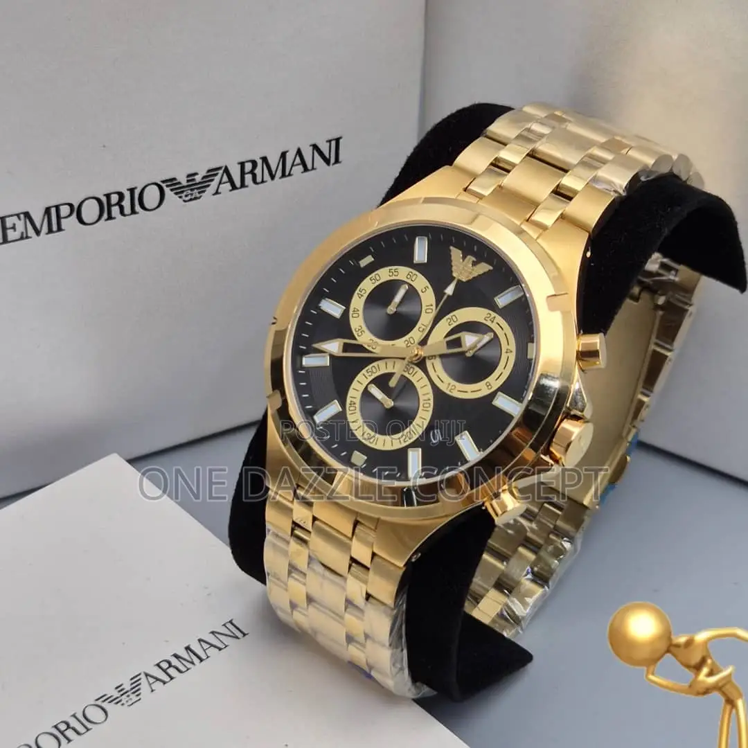 Luxury Emporio Armani Chain Wristwatch