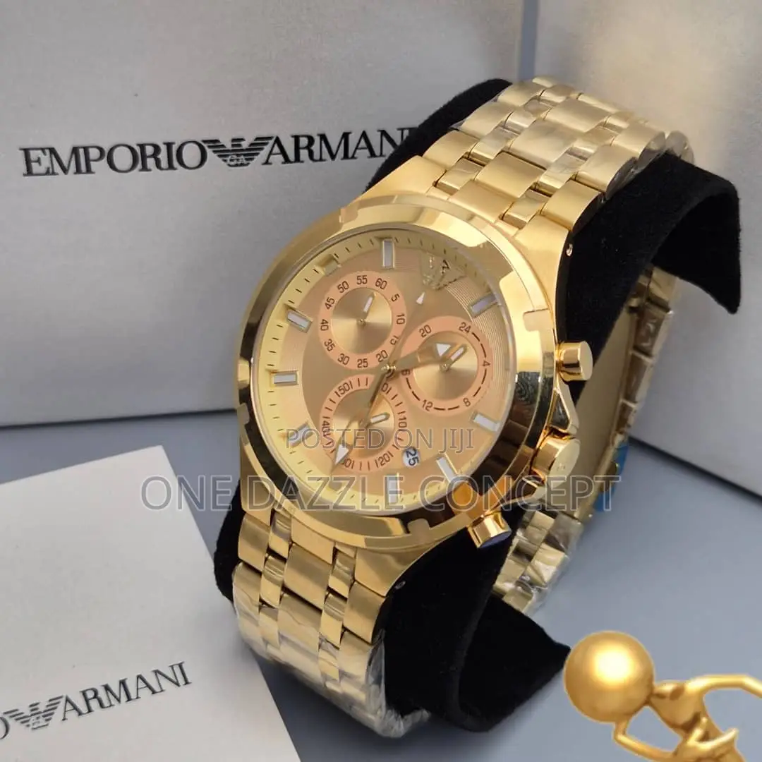 Luxury Emporio Armani Chain Wristwatch