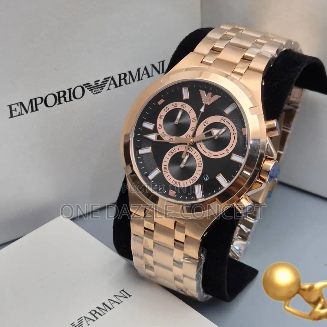 Luxury Emporio Armani Chain Wristwatch