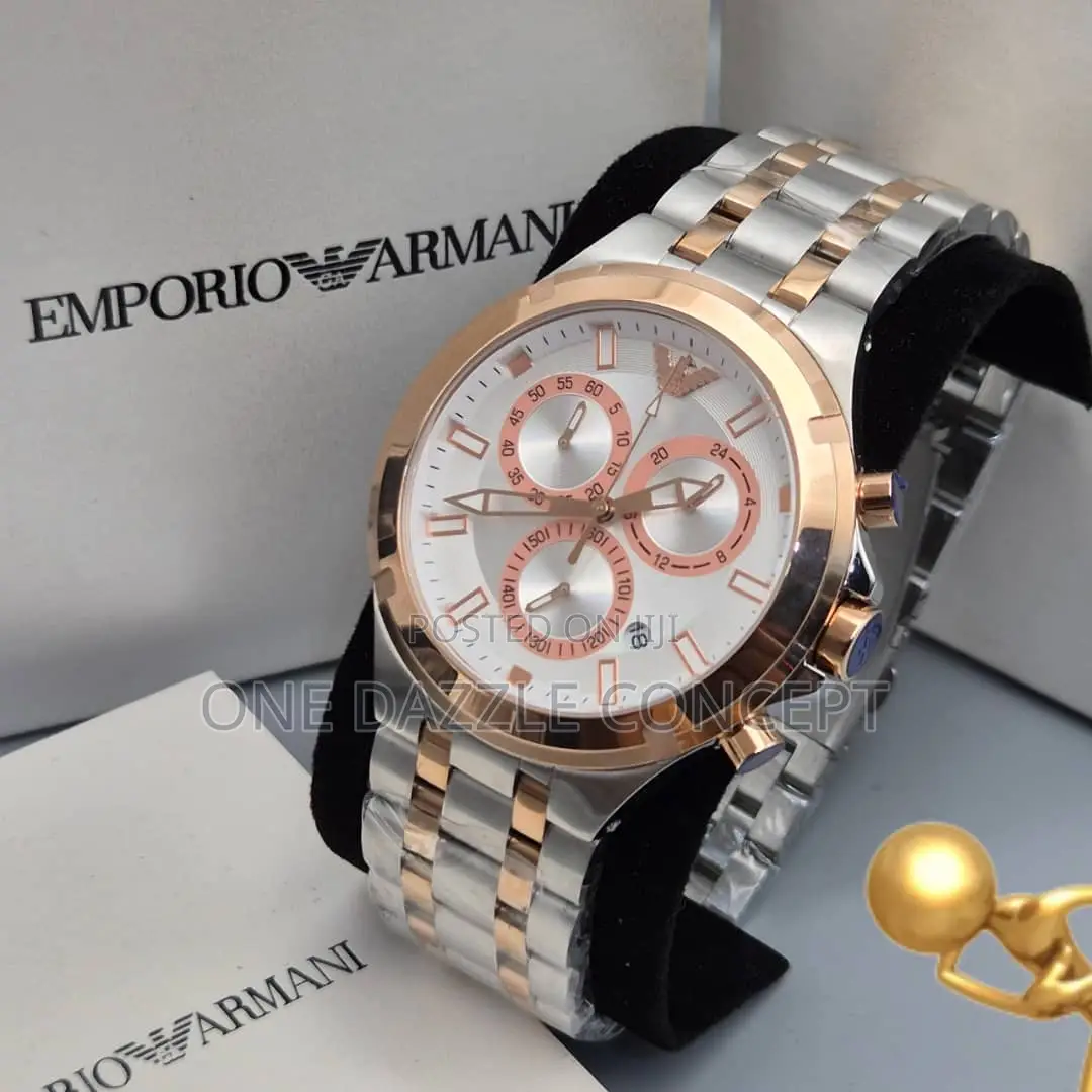 Luxury Emporio Armani Chain Wristwatch