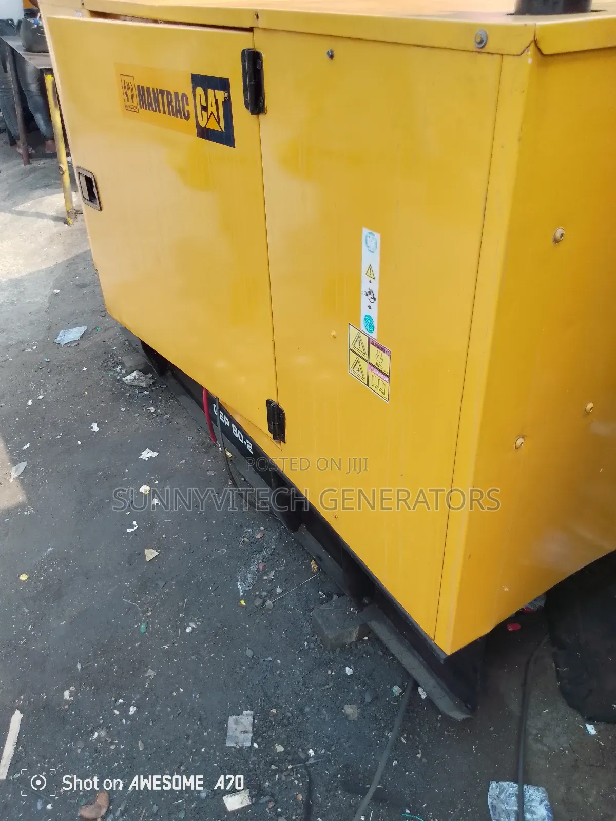 60kva Mantrac Generator Super Silent Working Perfect