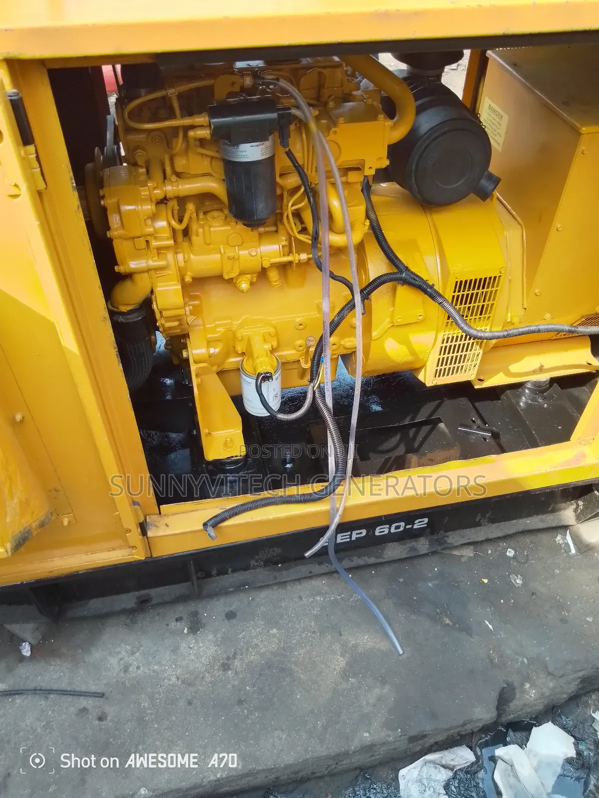 60kva Mantrac Generator Super Silent Working Perfect