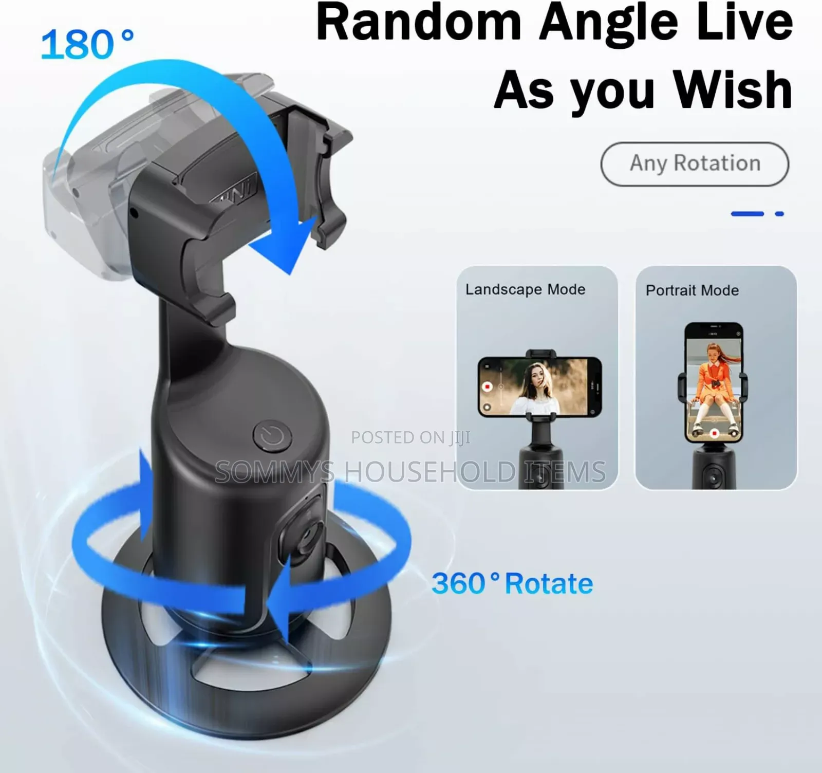 360° Auto Face Tracking Phone Holder