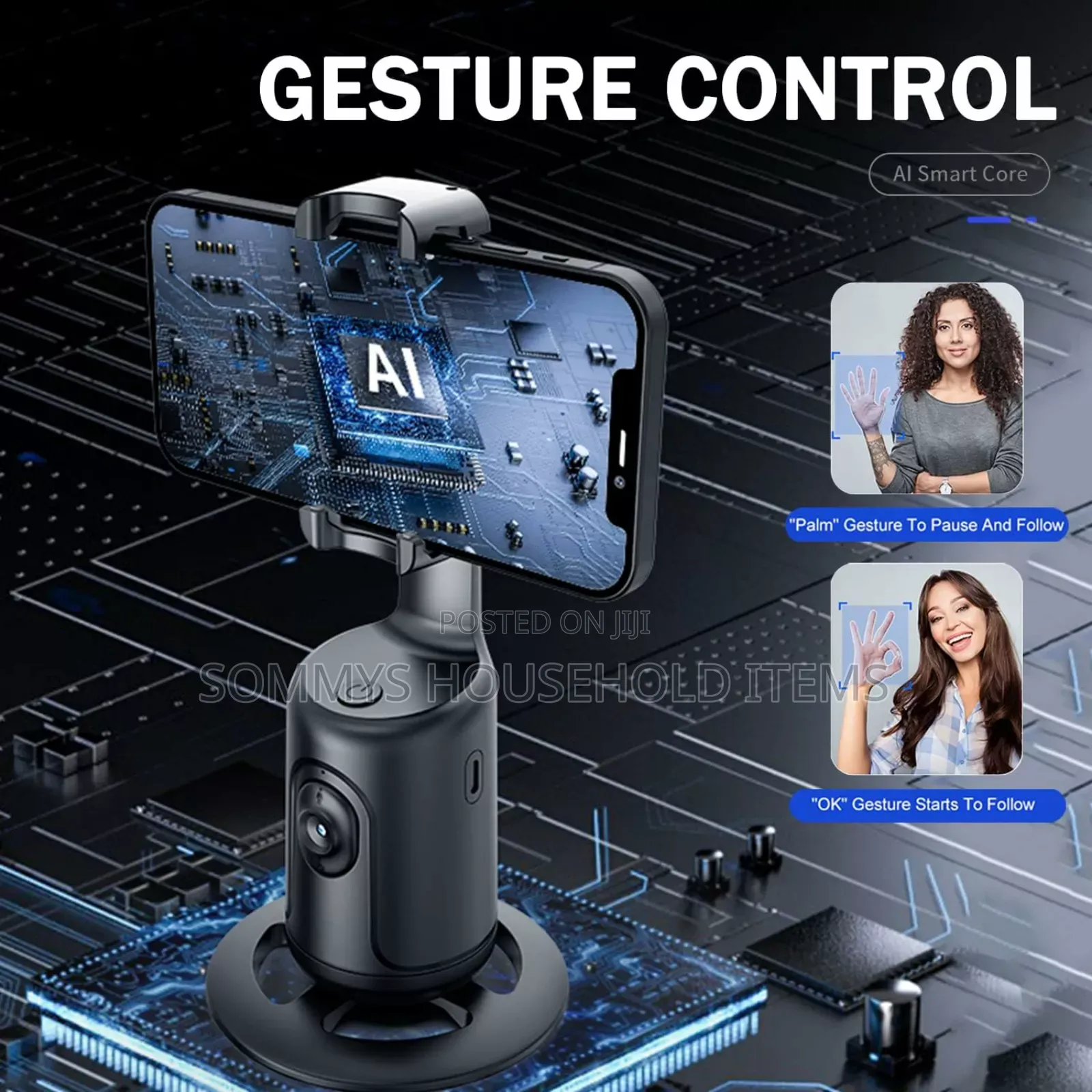 360° Auto Face Tracking Phone Holder