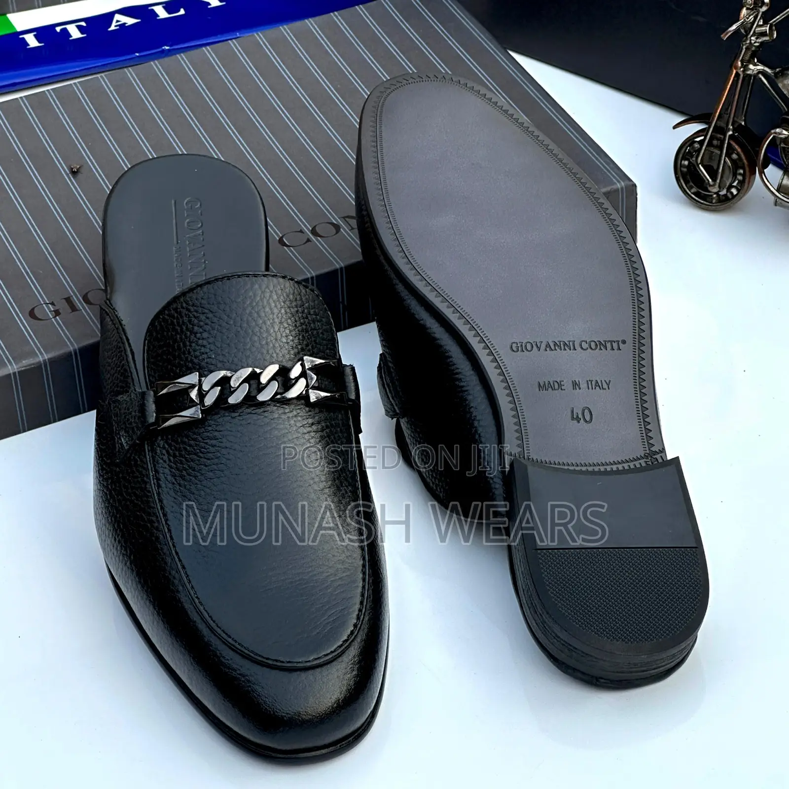 Giovani Conti Leather Half Shoe 40-46
