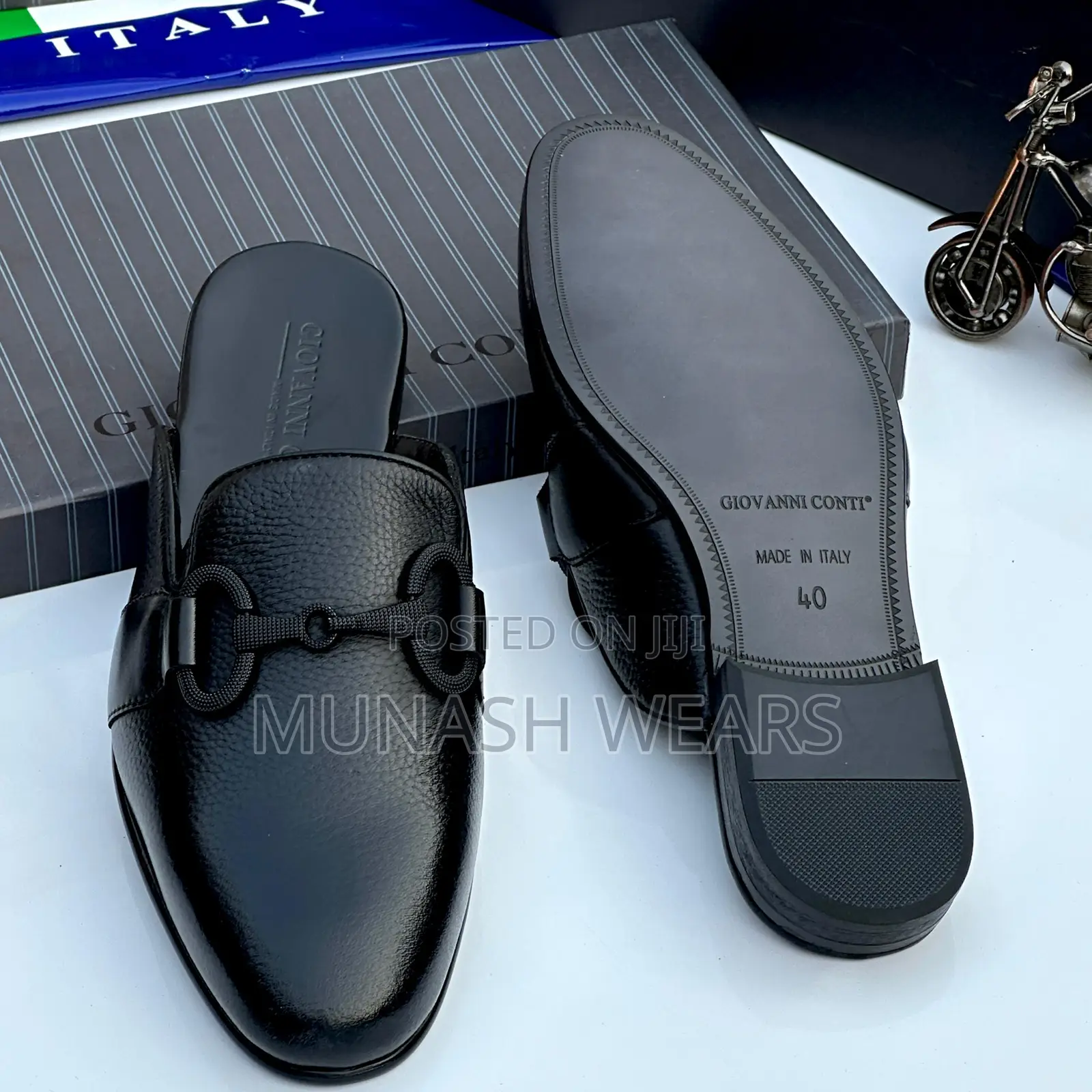 Giovani Conti Leather Half Shoe 40-46