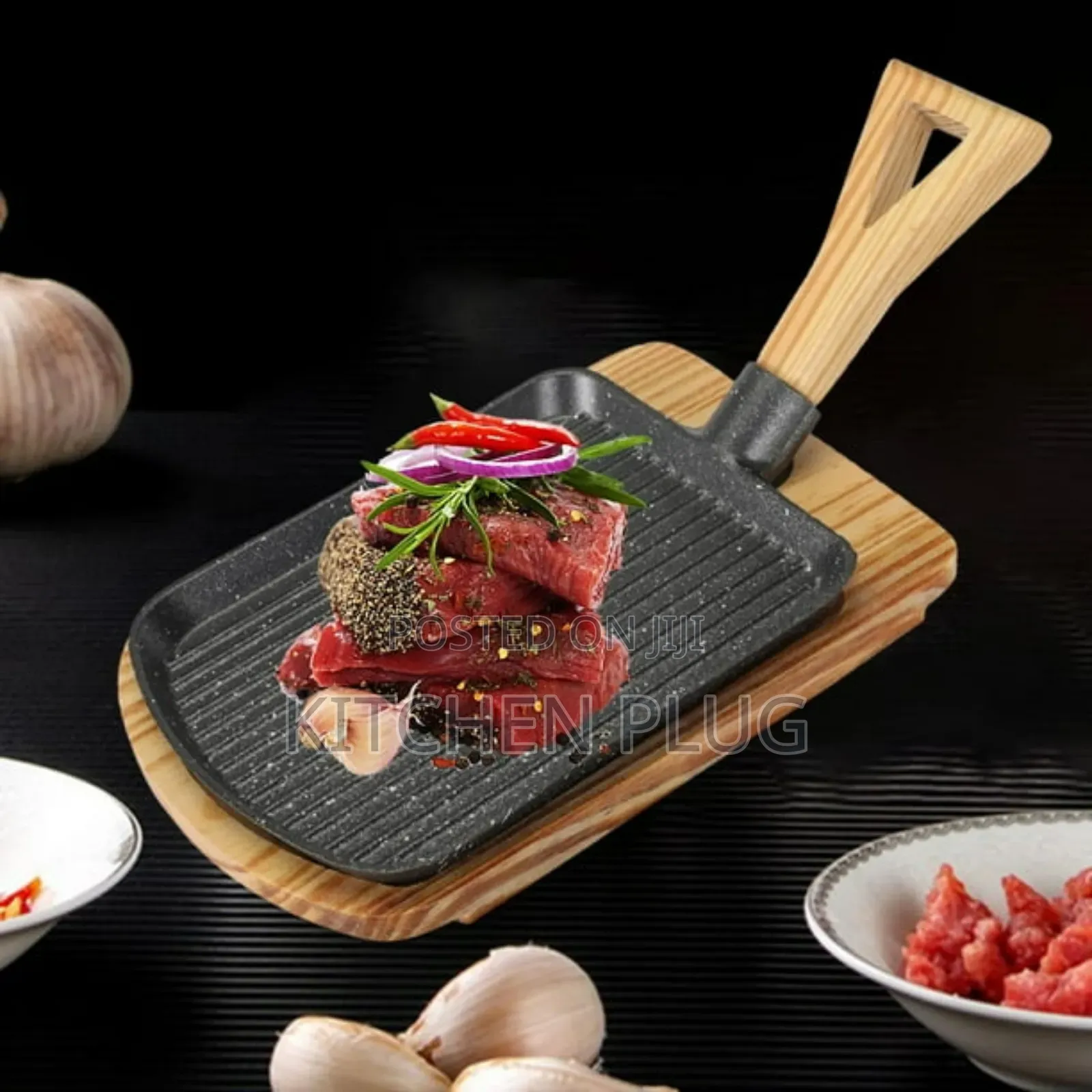 10 Inch Cast Iron Sizzling Steak Plate