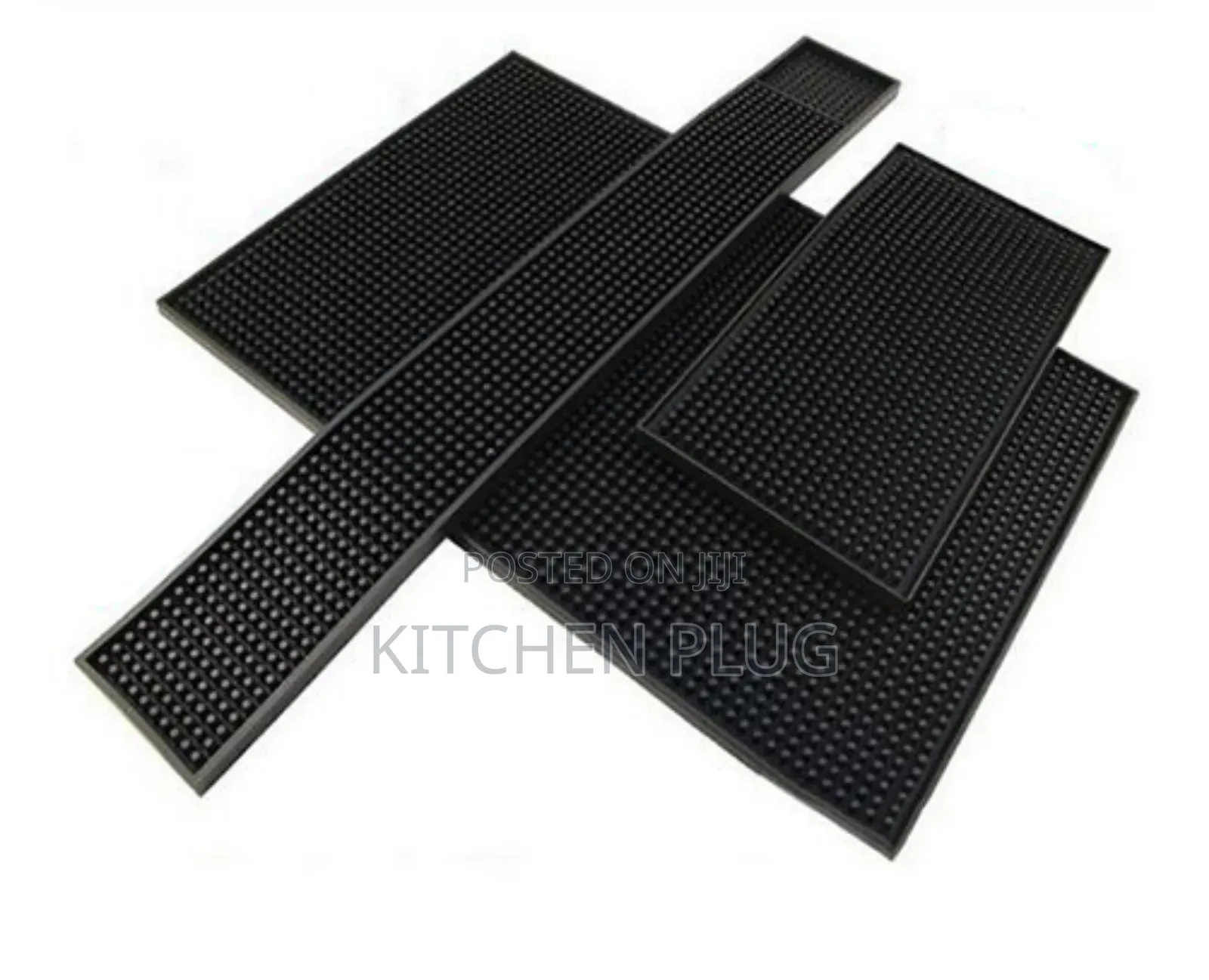 Rubber Bar Mats, Set of 3