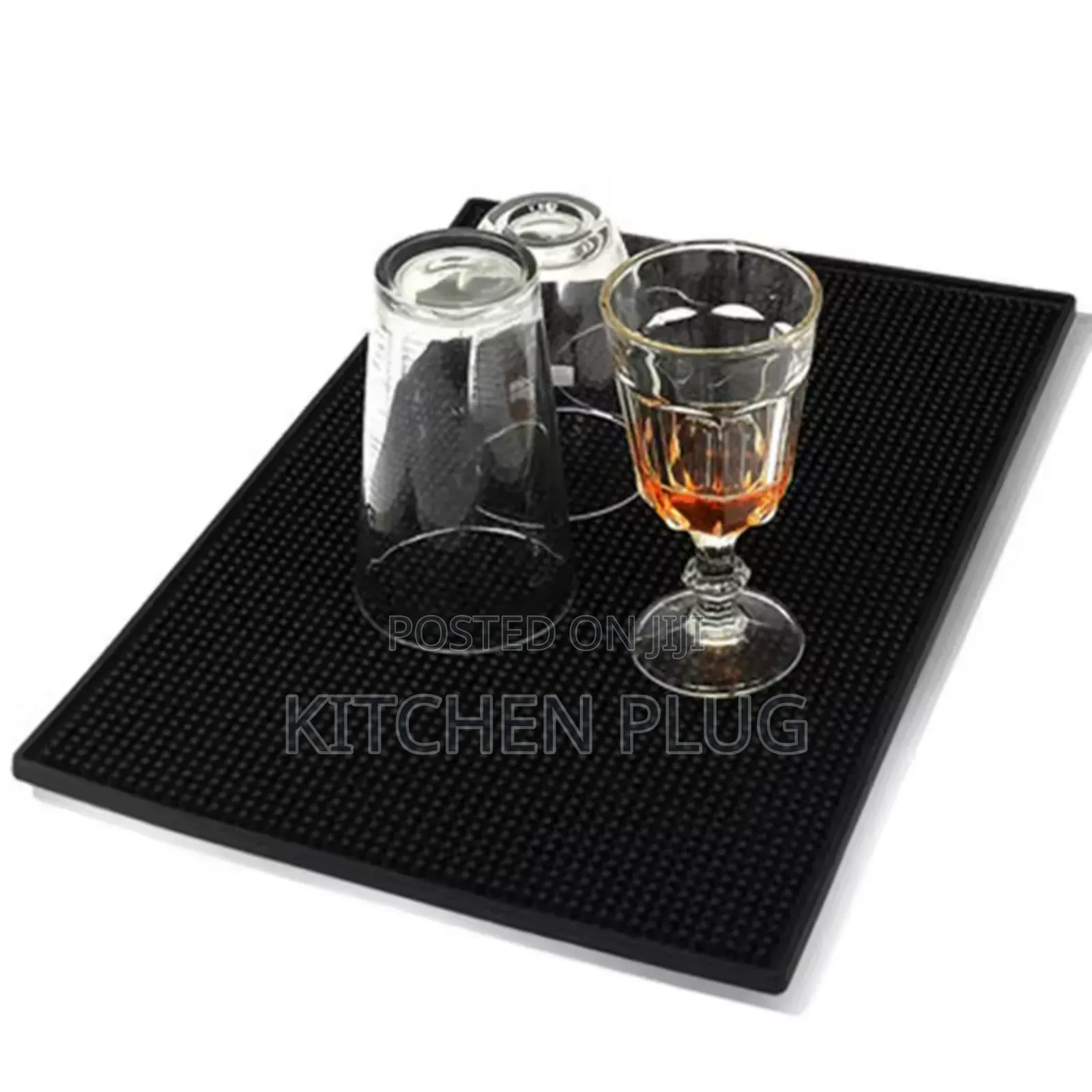 Rubber Bar Mats, Set of 3