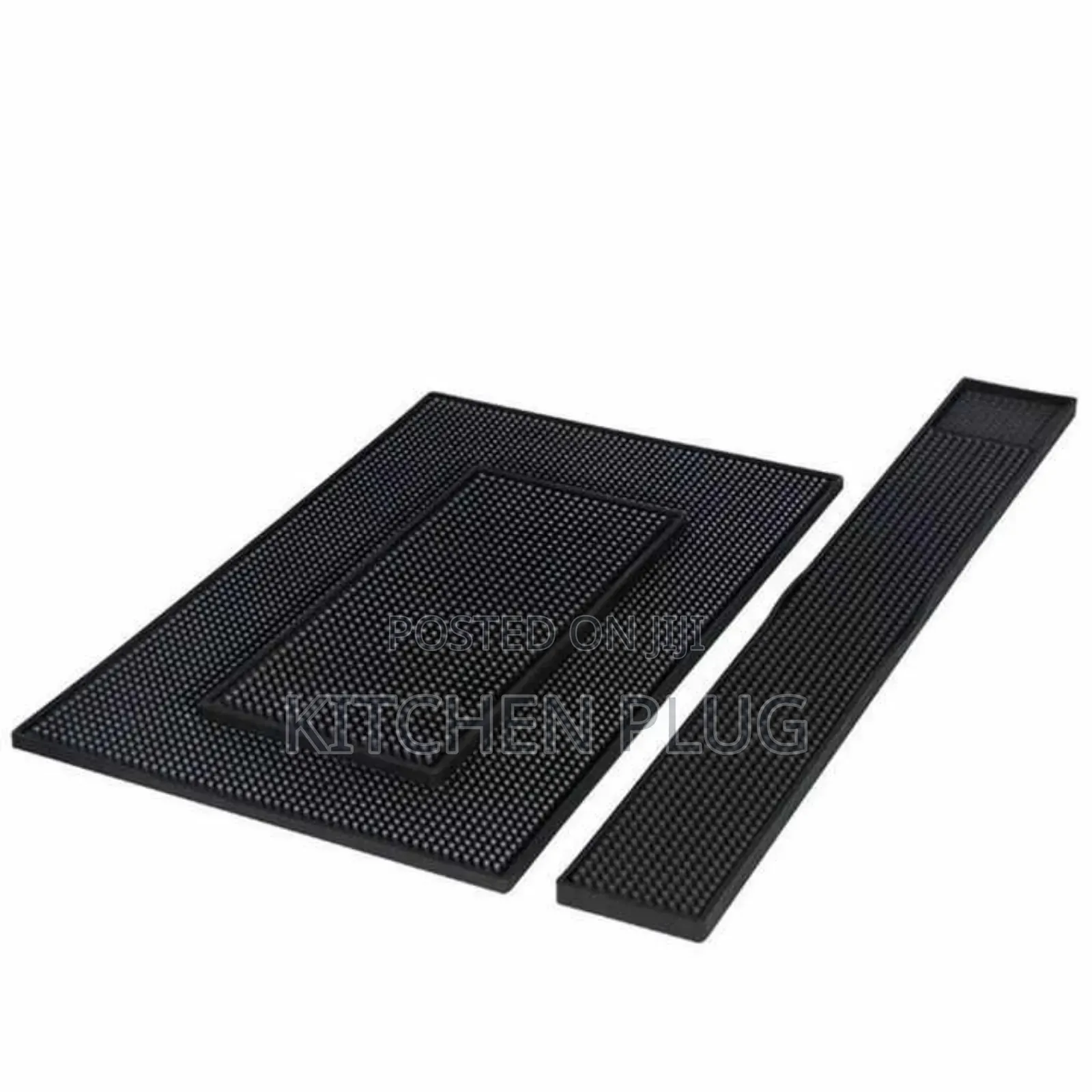 Rubber Bar Mats, Set of 3