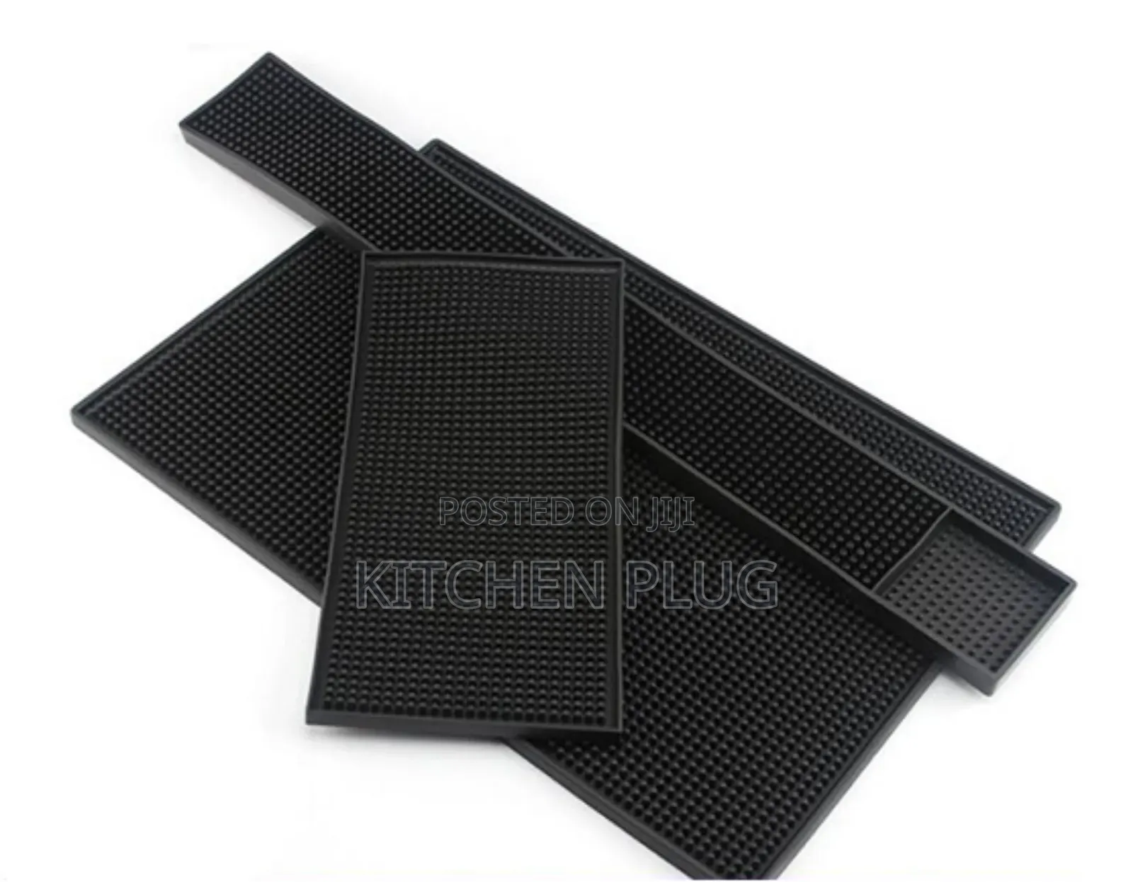 Rubber Bar Mats, Set of 3