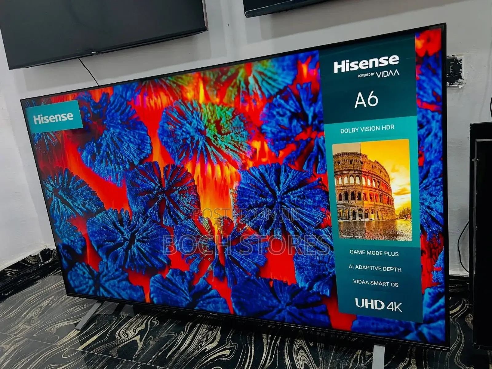 Hisense 65inches Smart Tv With Airplay and Bluetooth