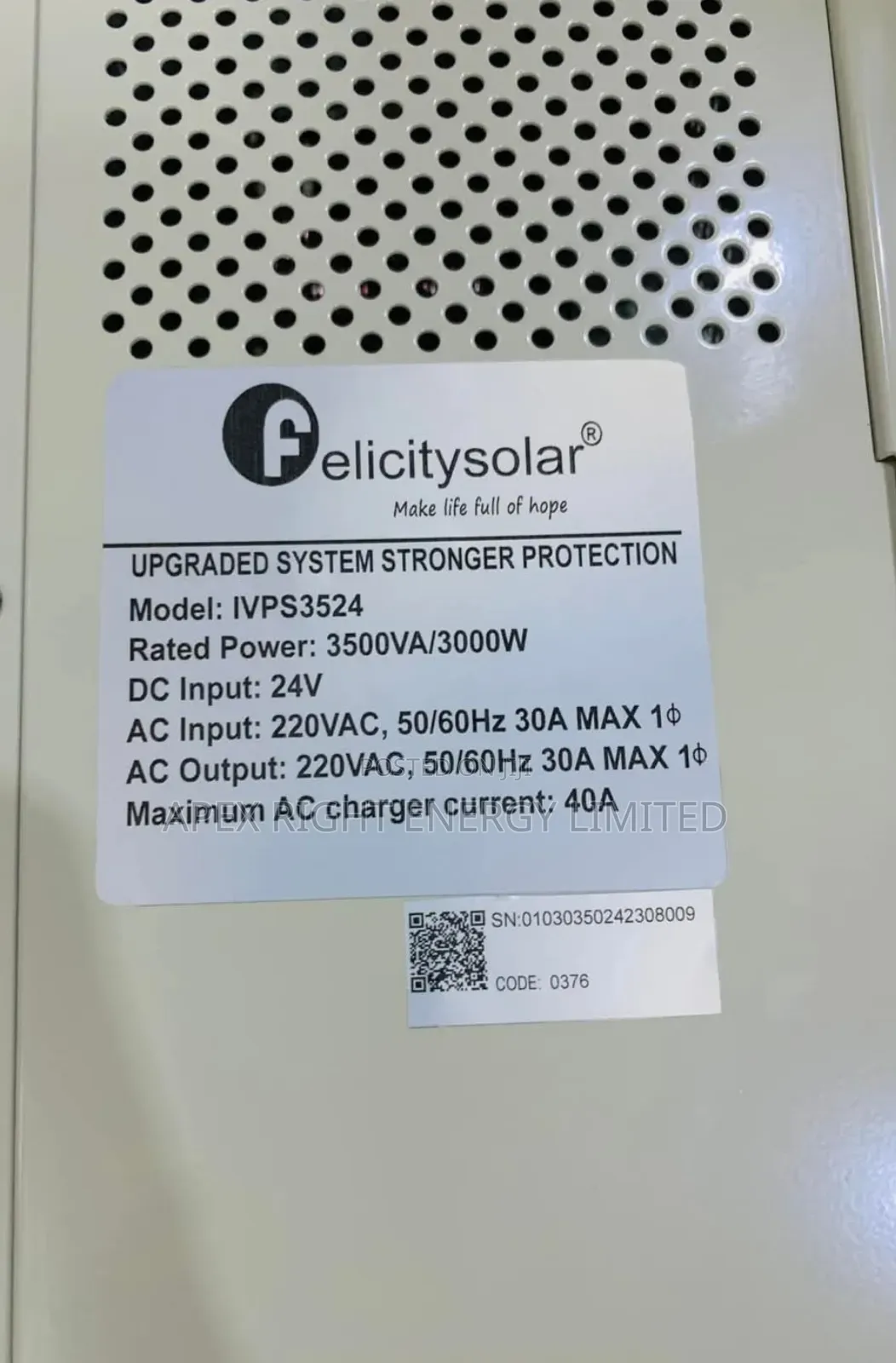3.5kva Felicity Inverter 24v Call 4 Quotes