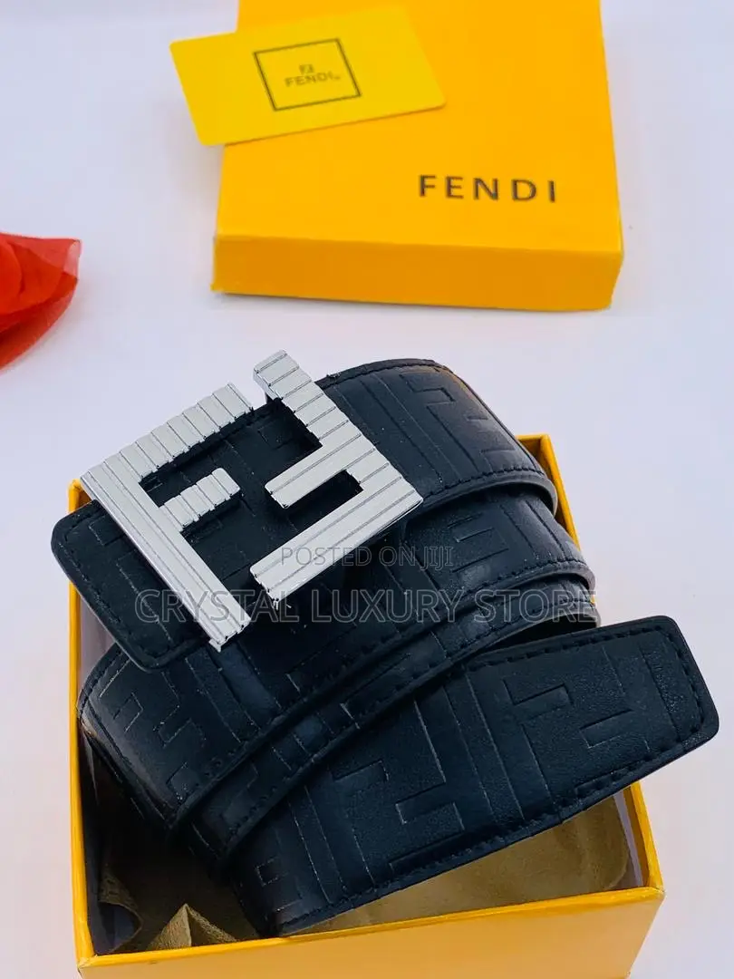 Fendi Quality Luxury Men Genuine Leather Belts