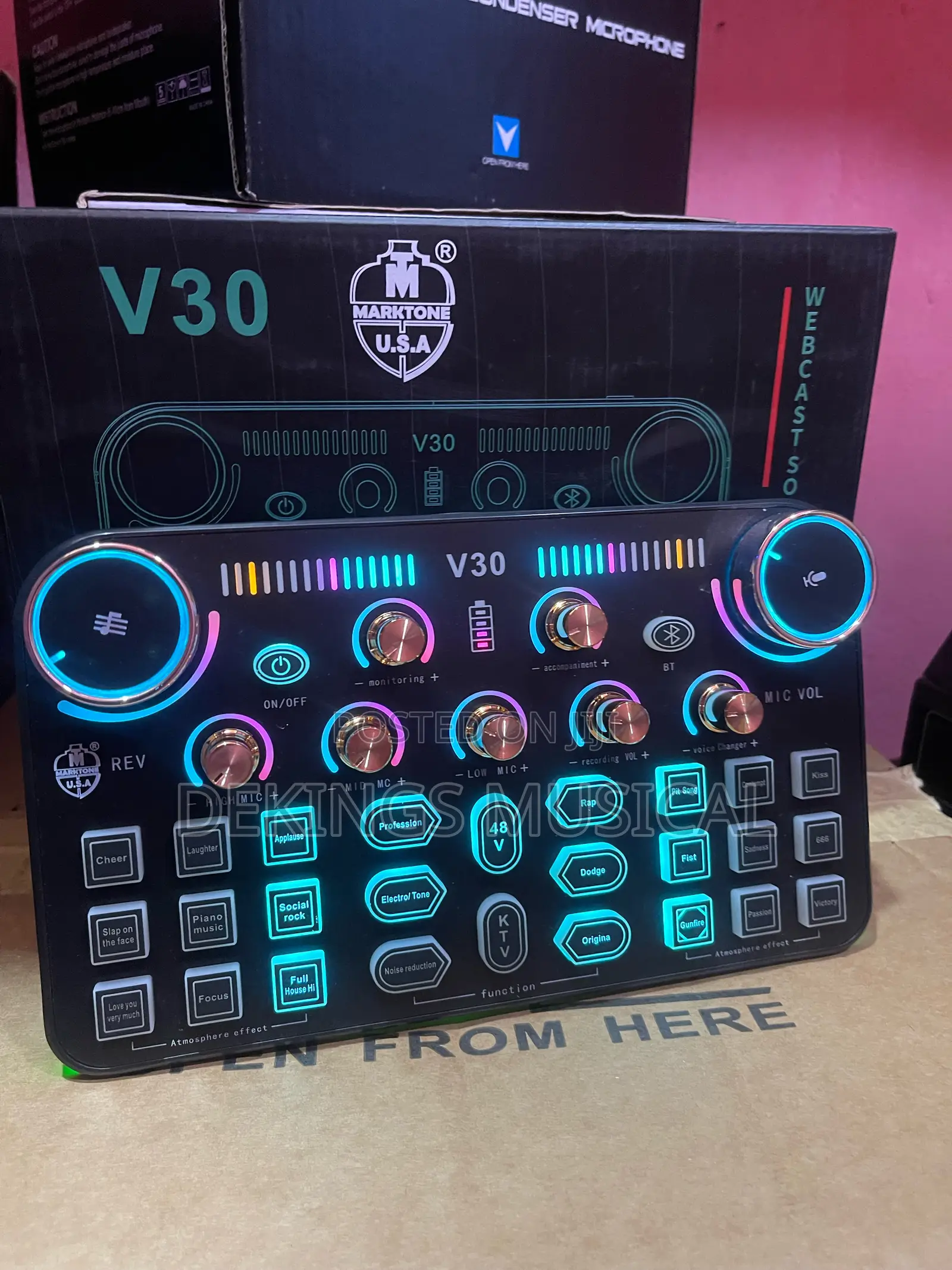 Marktone USA V30 Live Streaming Sound Card