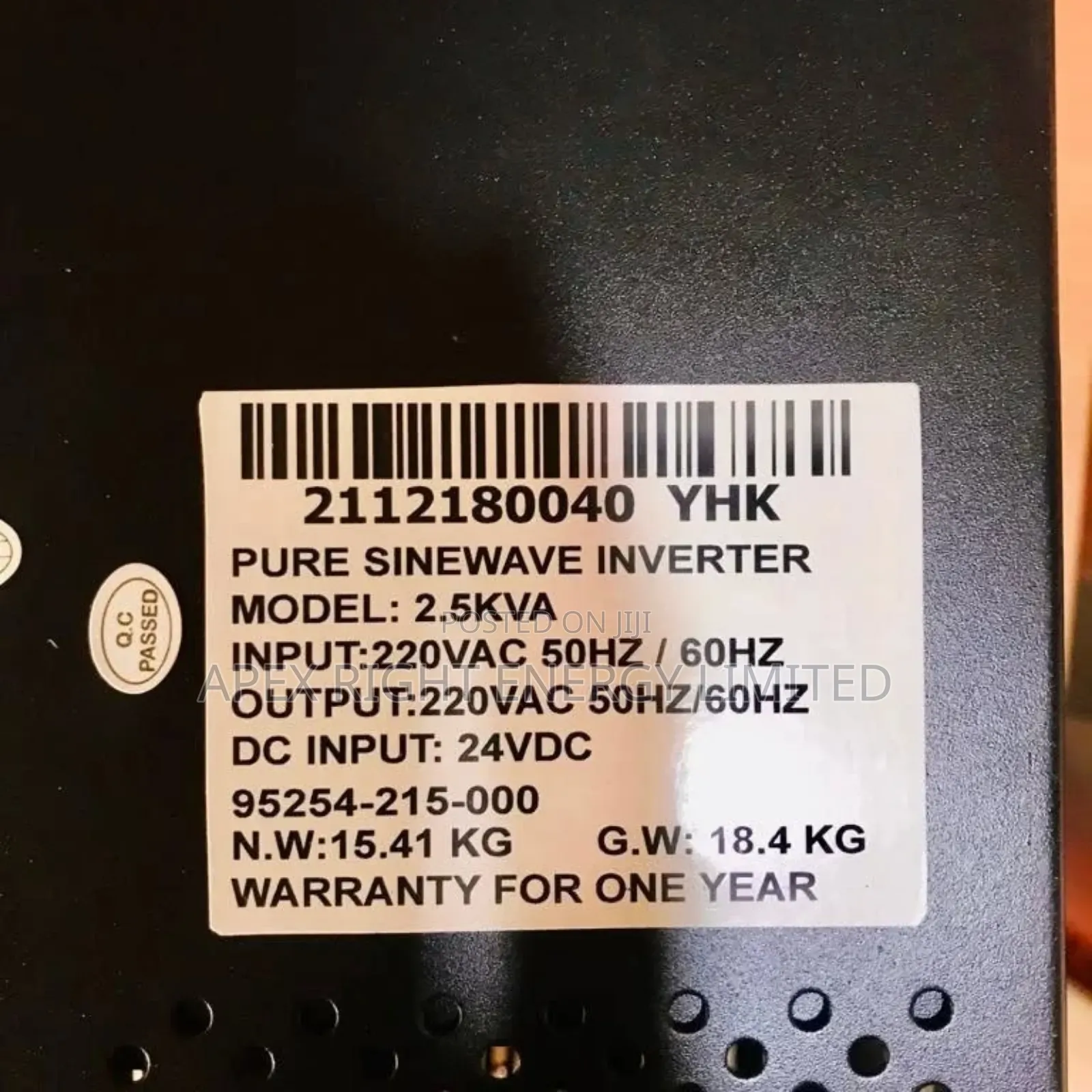 2.5kva Yohako Inverter 24v Puresine-wave