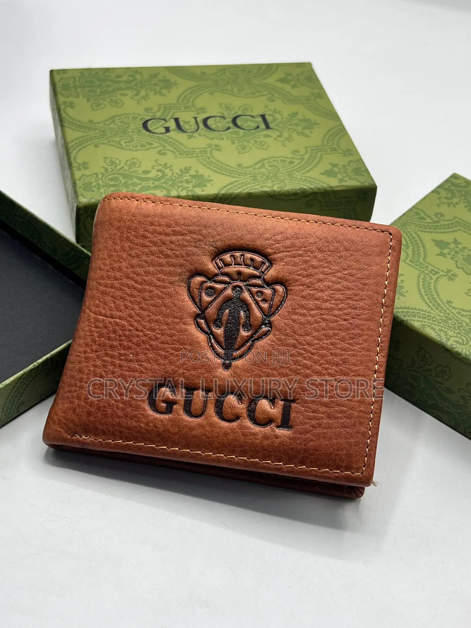 Gucci Quality Luxury Men Genuine Leather Wallet