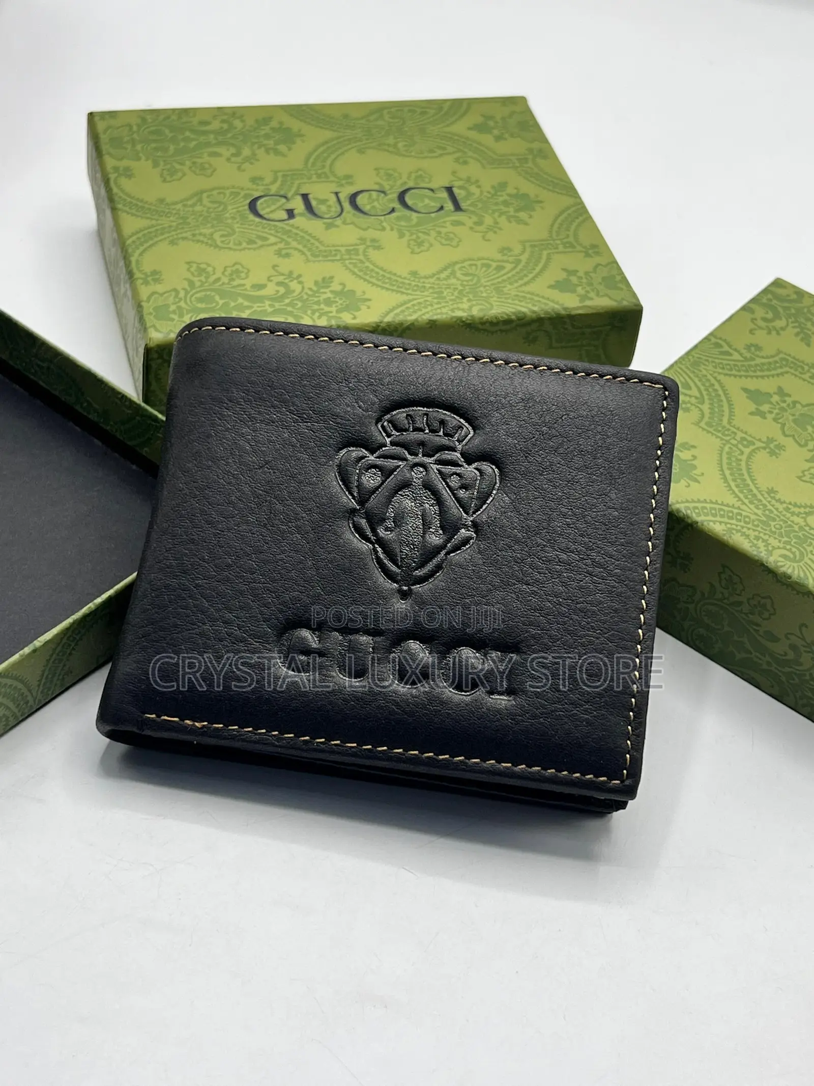 Gucci Quality Luxury Men Genuine Leather Wallet