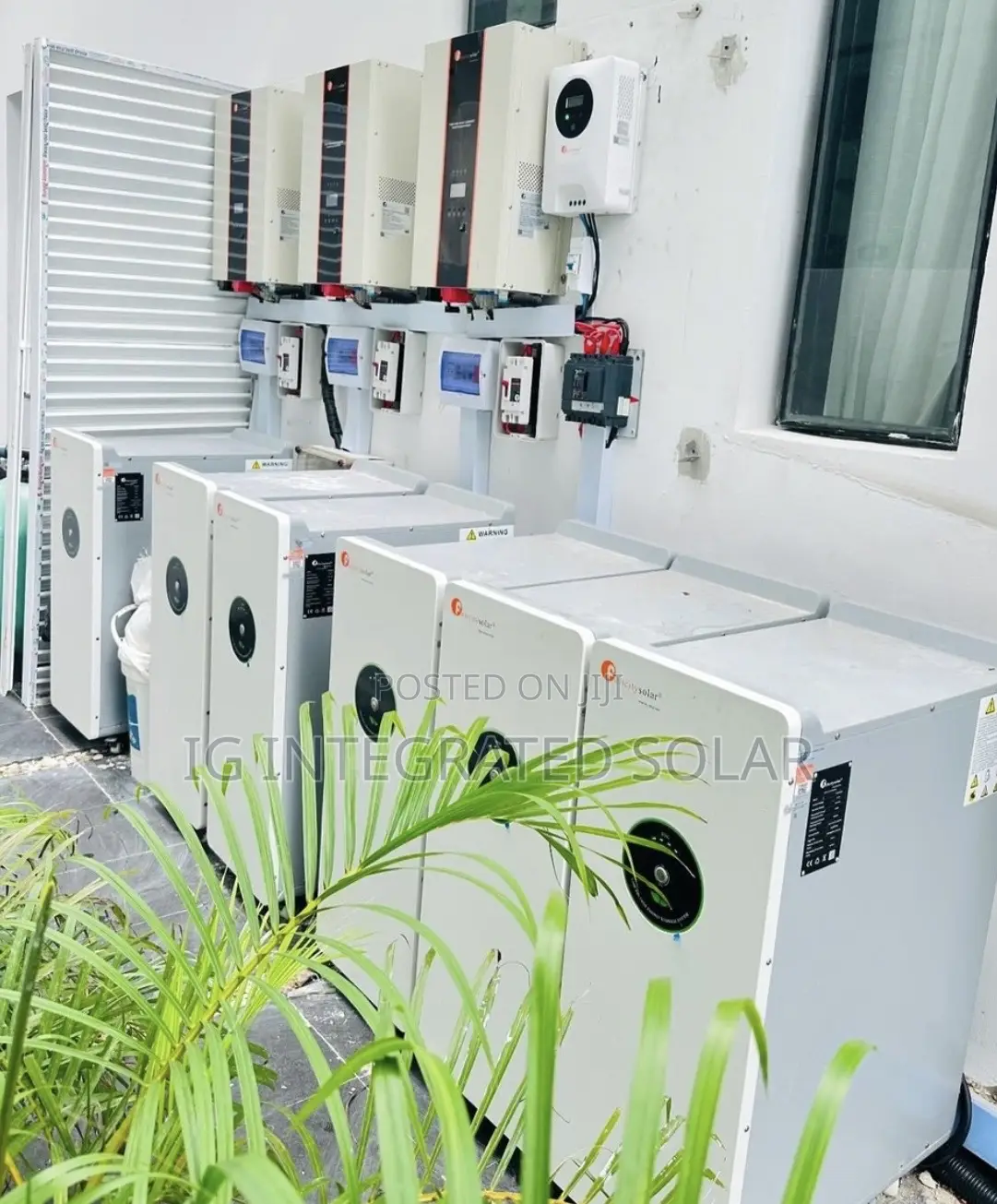 30kva Inverter Set Up With 90kwh Lithium Battery