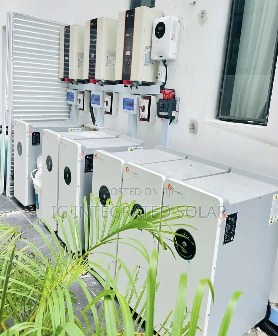 30kva Inverter Set Up With 90kwh Lithium Battery