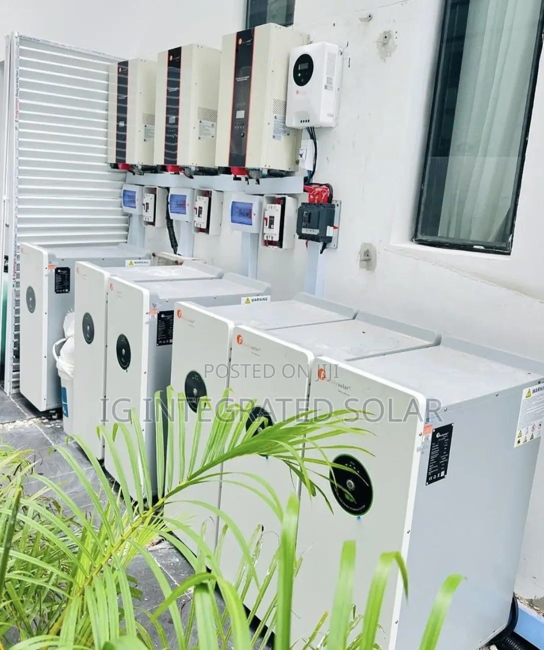 30kva Inverter Set Up With 90kwh Lithium Battery