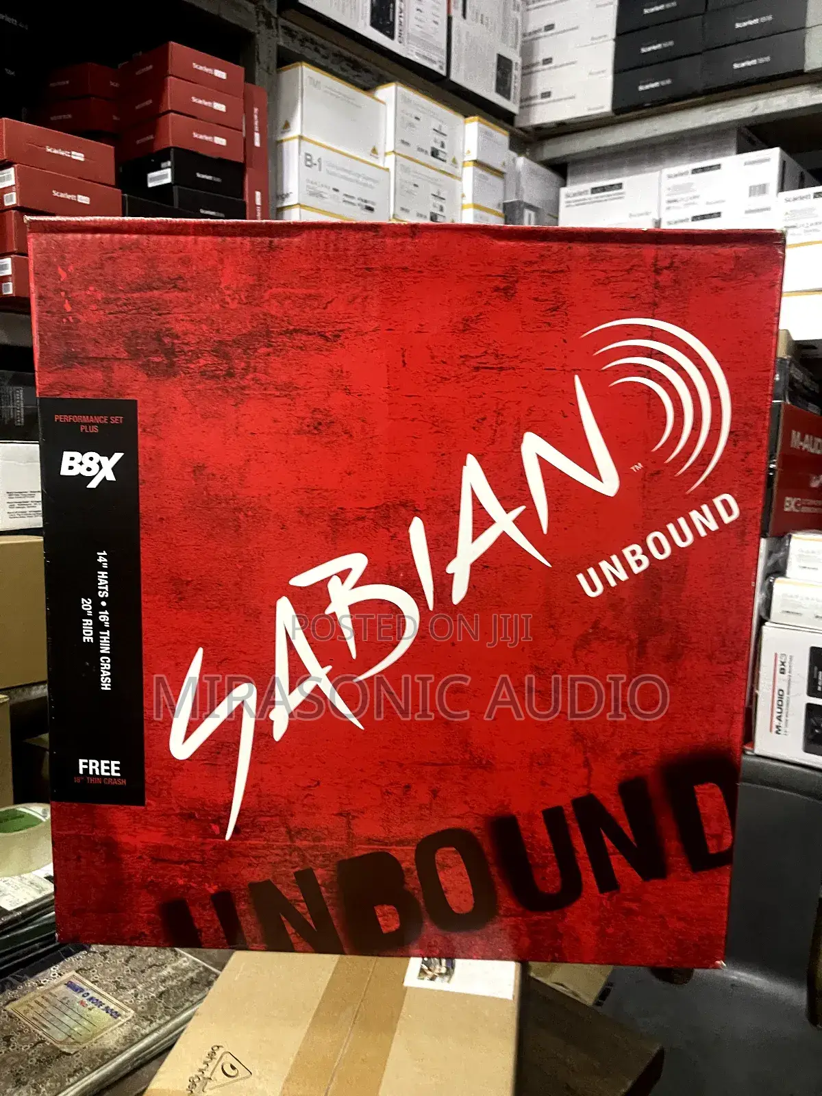 SABIAN B8X Unbound Complete Set Of Cymbal