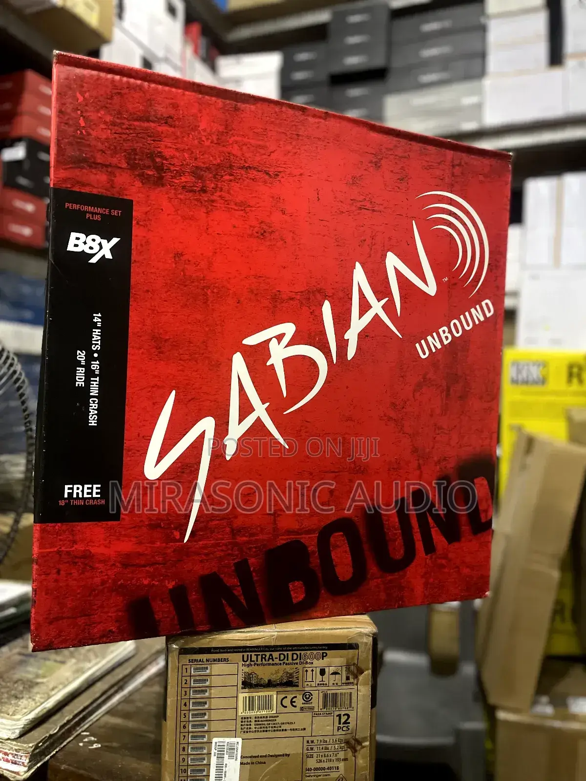 SABIAN B8X Unbound Complete Set Of Cymbal