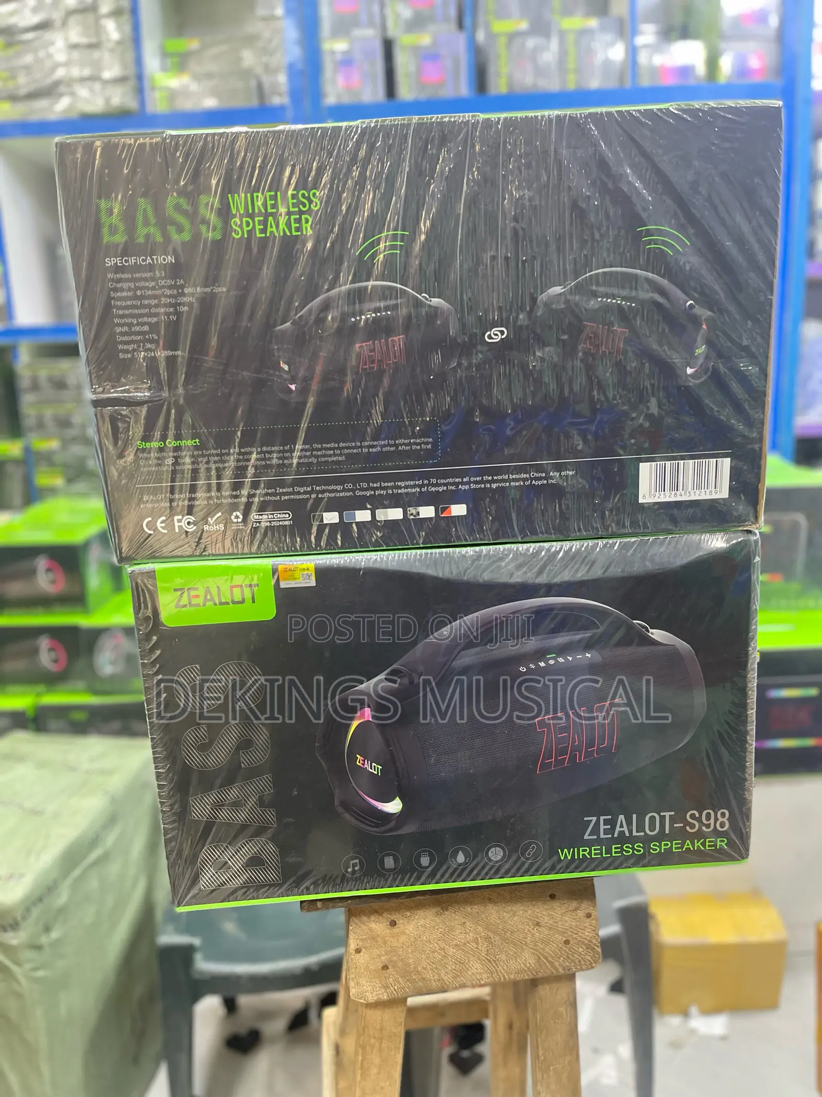 Zealot S98 Bluetooth Large Speaker 160W High Power 36000mah