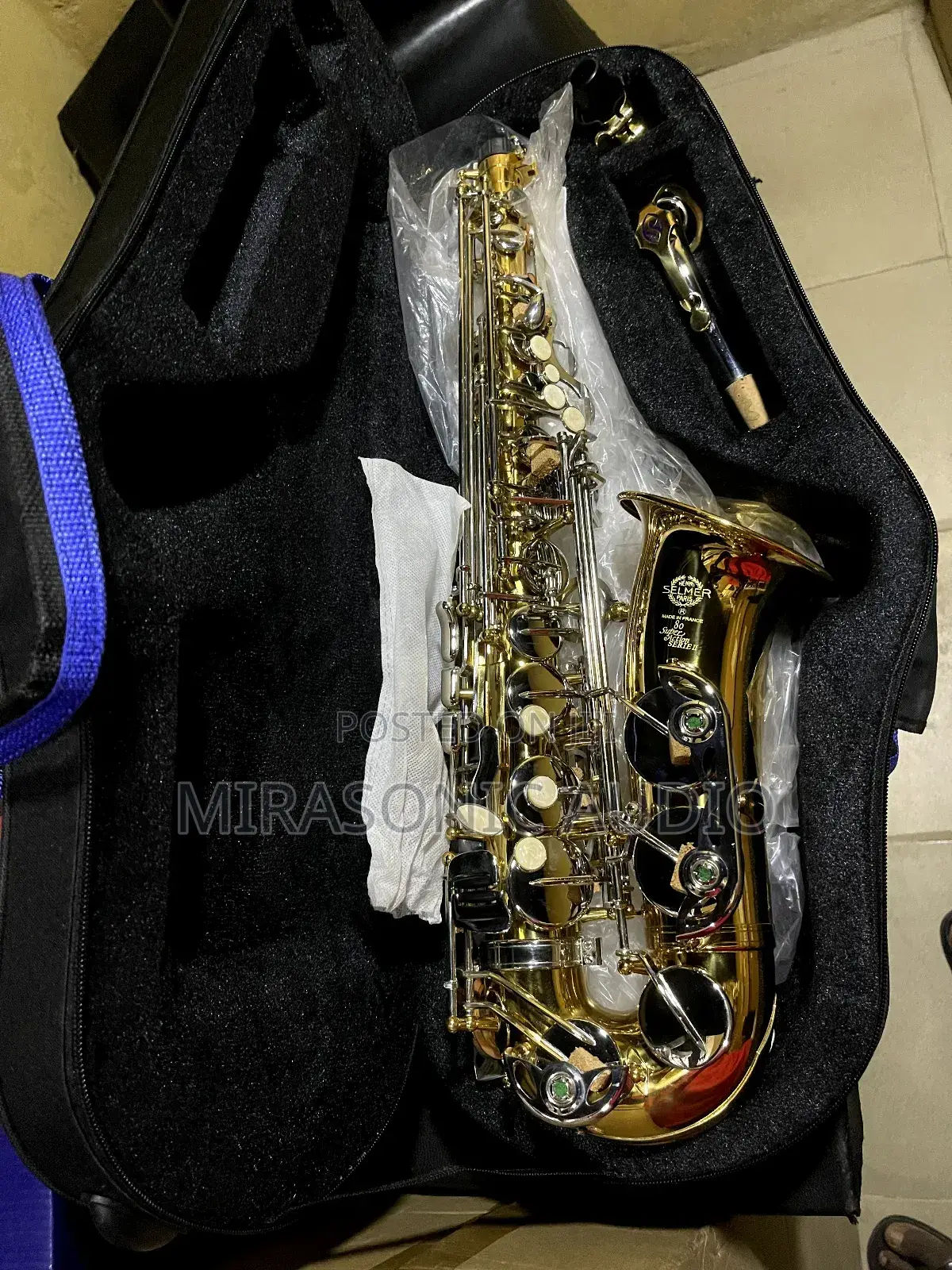 Henry Selmer’S Paris Alto Saxophone Gold