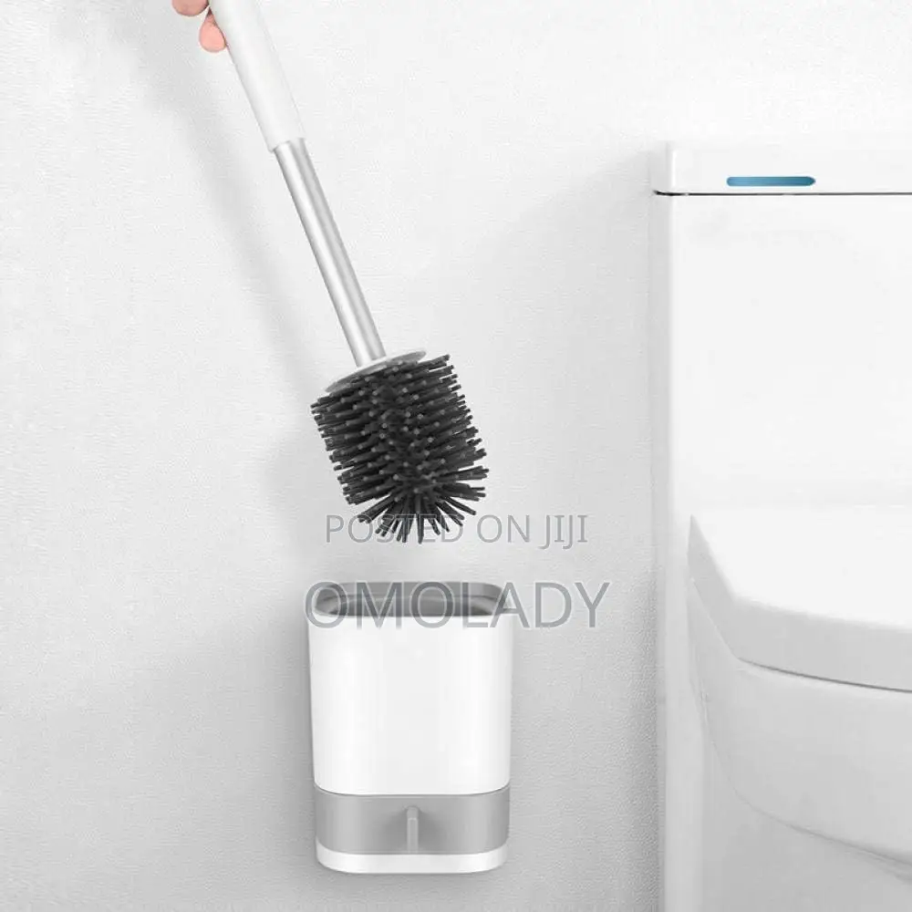 Toilet Brush Cleaner Scrubber With Drainer