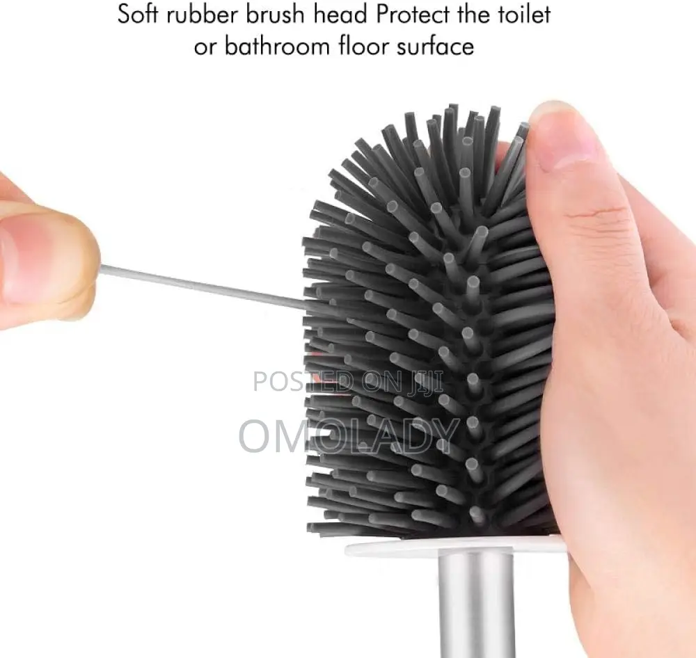 Toilet Brush Cleaner Scrubber With Drainer