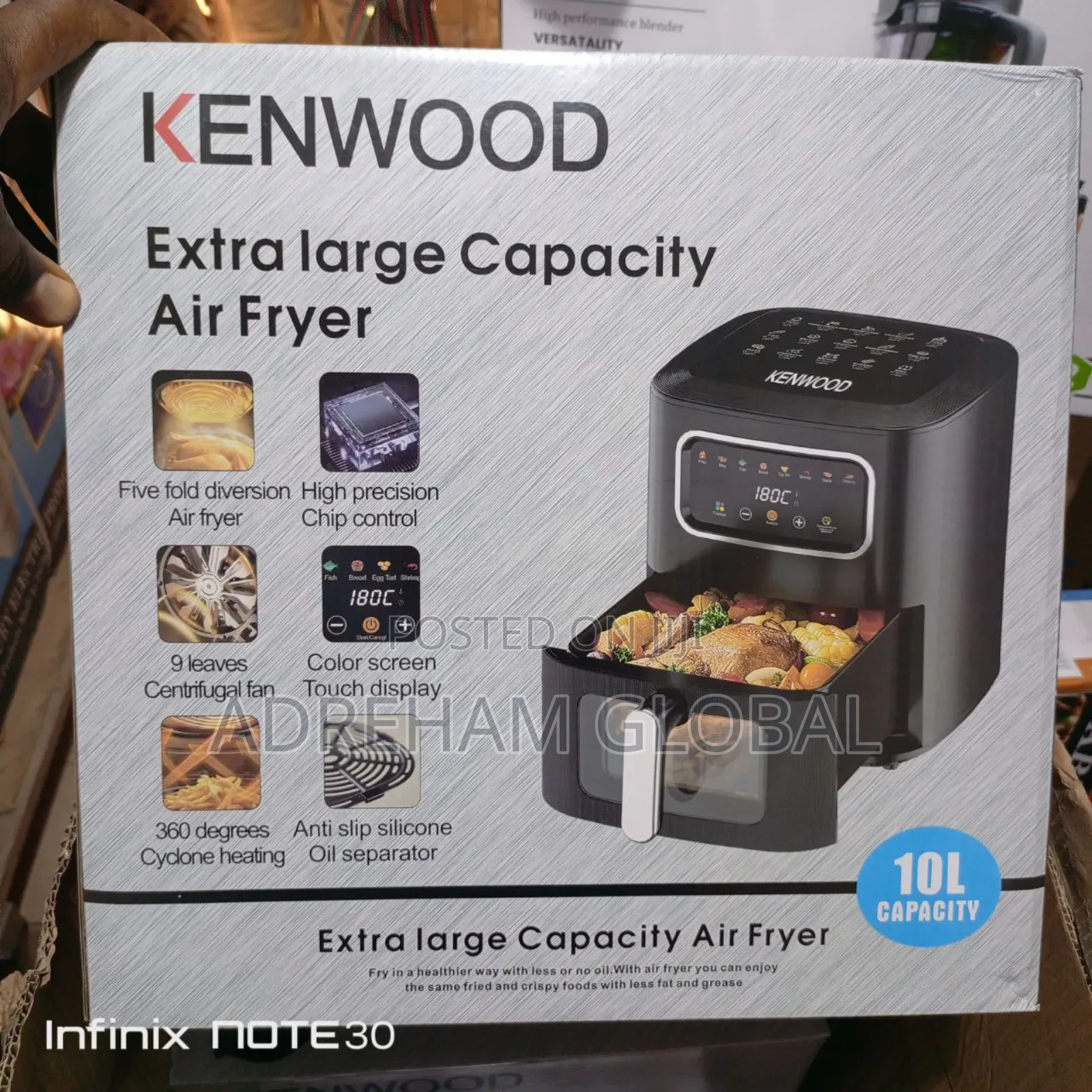 Kenwood 10L Air Fryer, 2800w