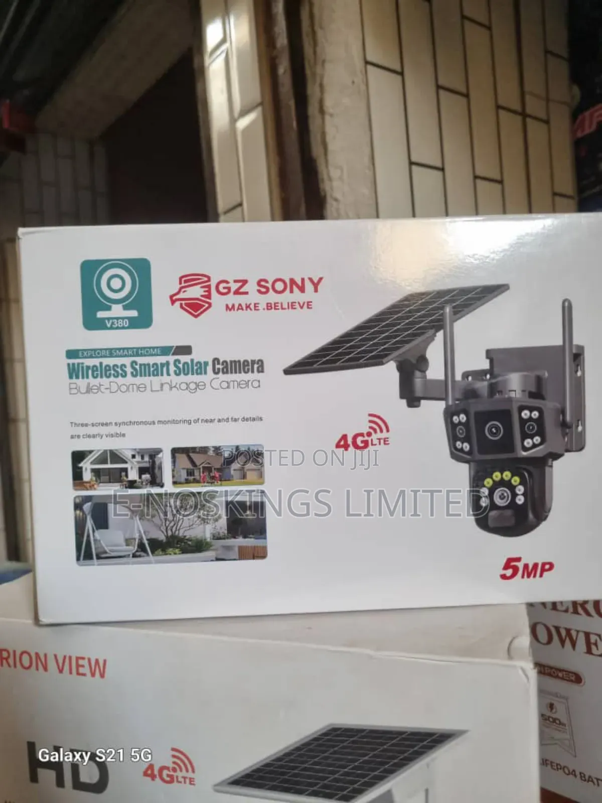 Solar Camera 4 Lens 4g 5mp