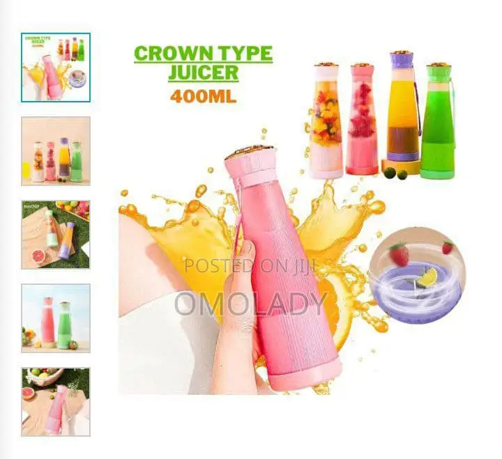 Crown Type Portable Rechargeable Juicer