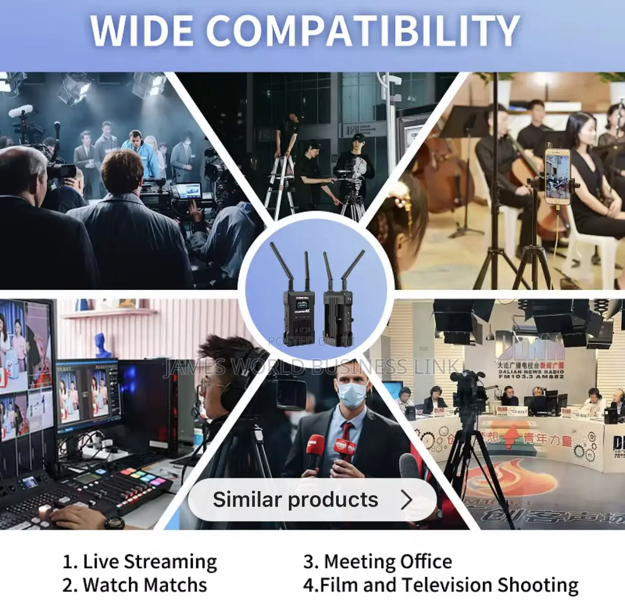 Jm300 Pro Hdmi Wireless Video Transmitter/Extender 1000ft