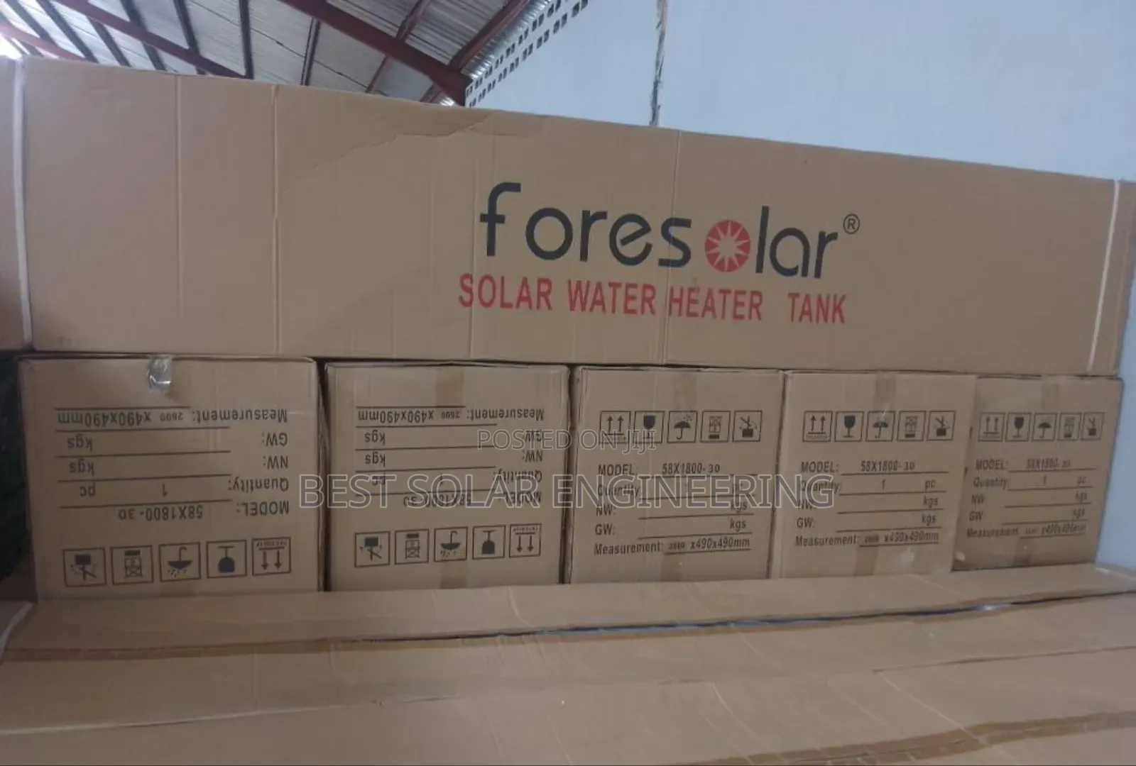 200l Solar Water Heaters
