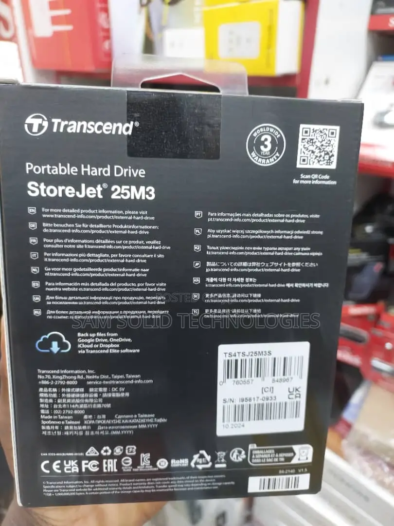 Transcend 4tb Portable Hard Drive Storage
