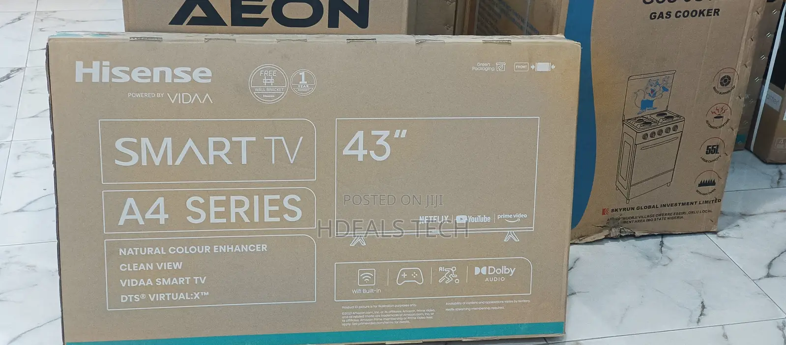 Hisense 43” Smart Led Tv – Perfect for Home Office