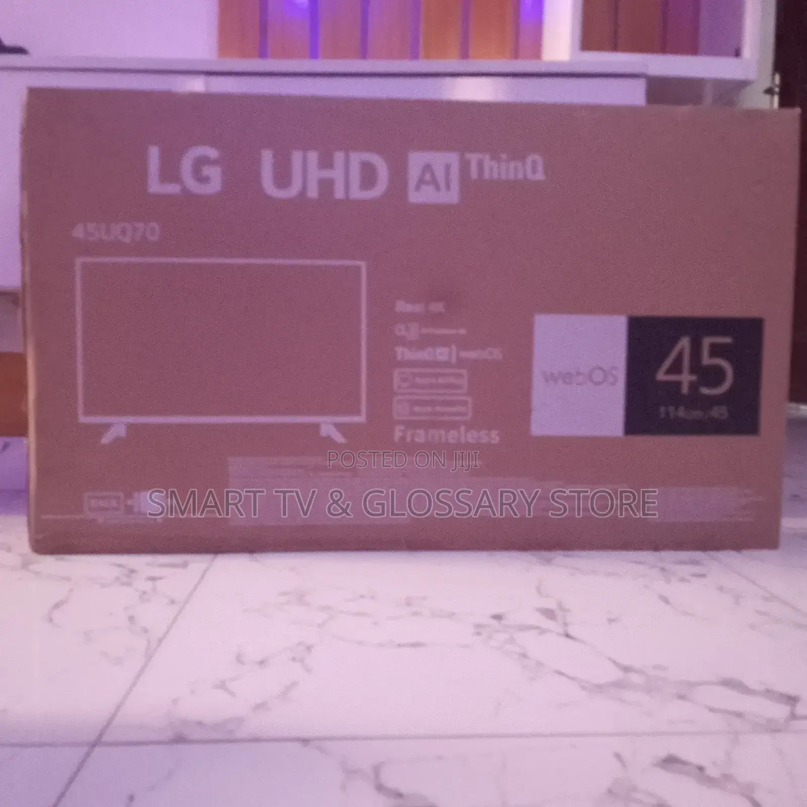 LG 45inches With Frameless Real