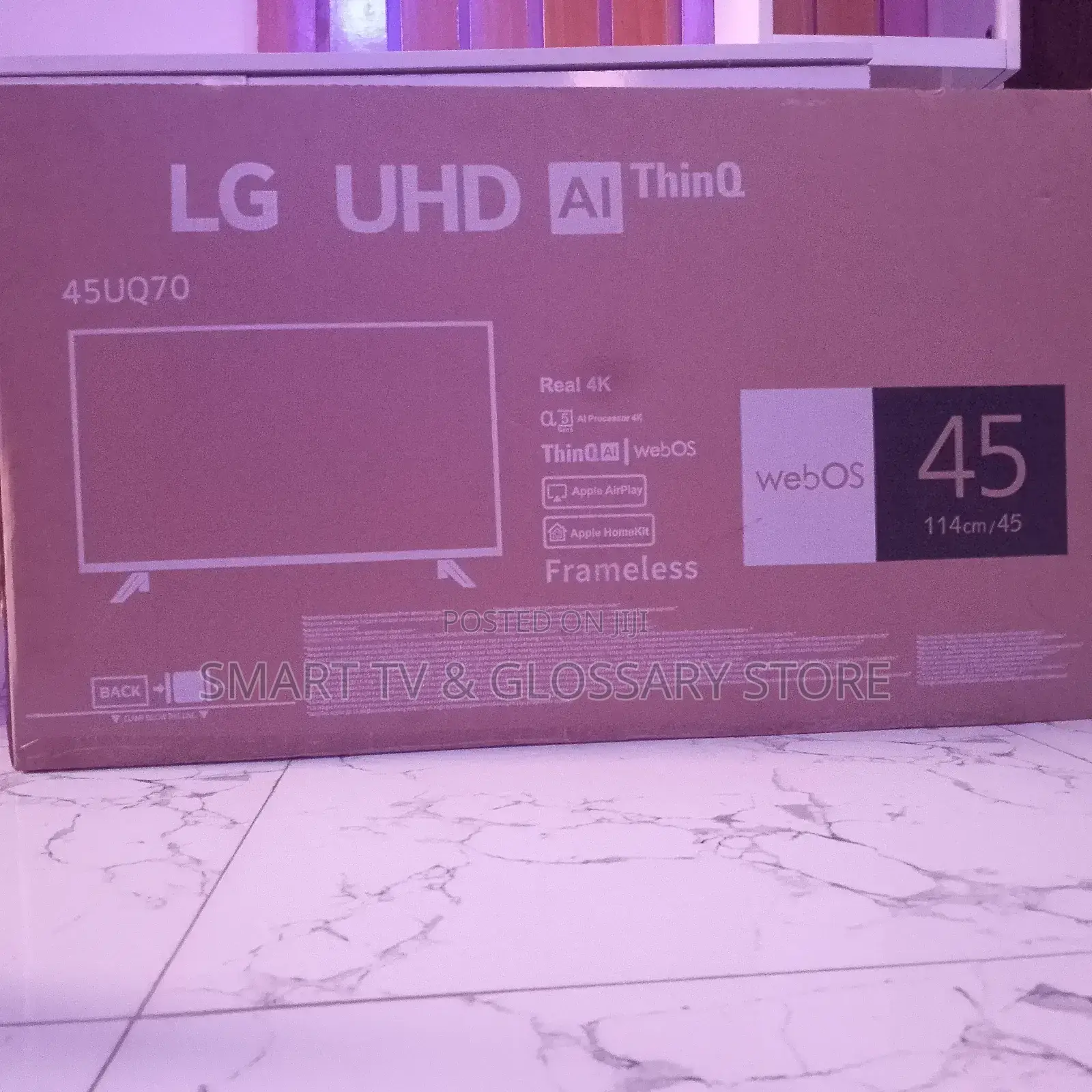 LG 45inches With Frameless Real