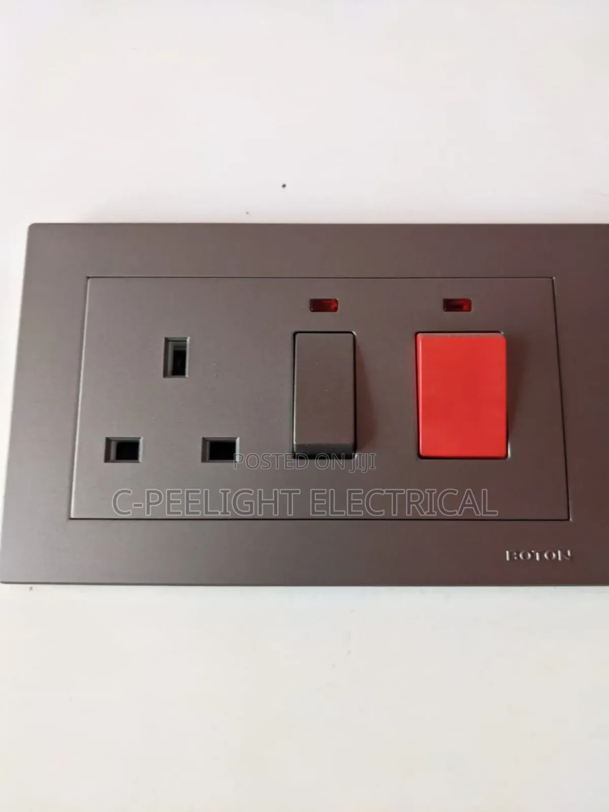 Original Grey Boton Switches and Sockets