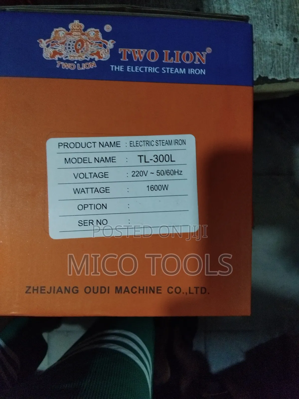 2 Lion Electric Steam Iron