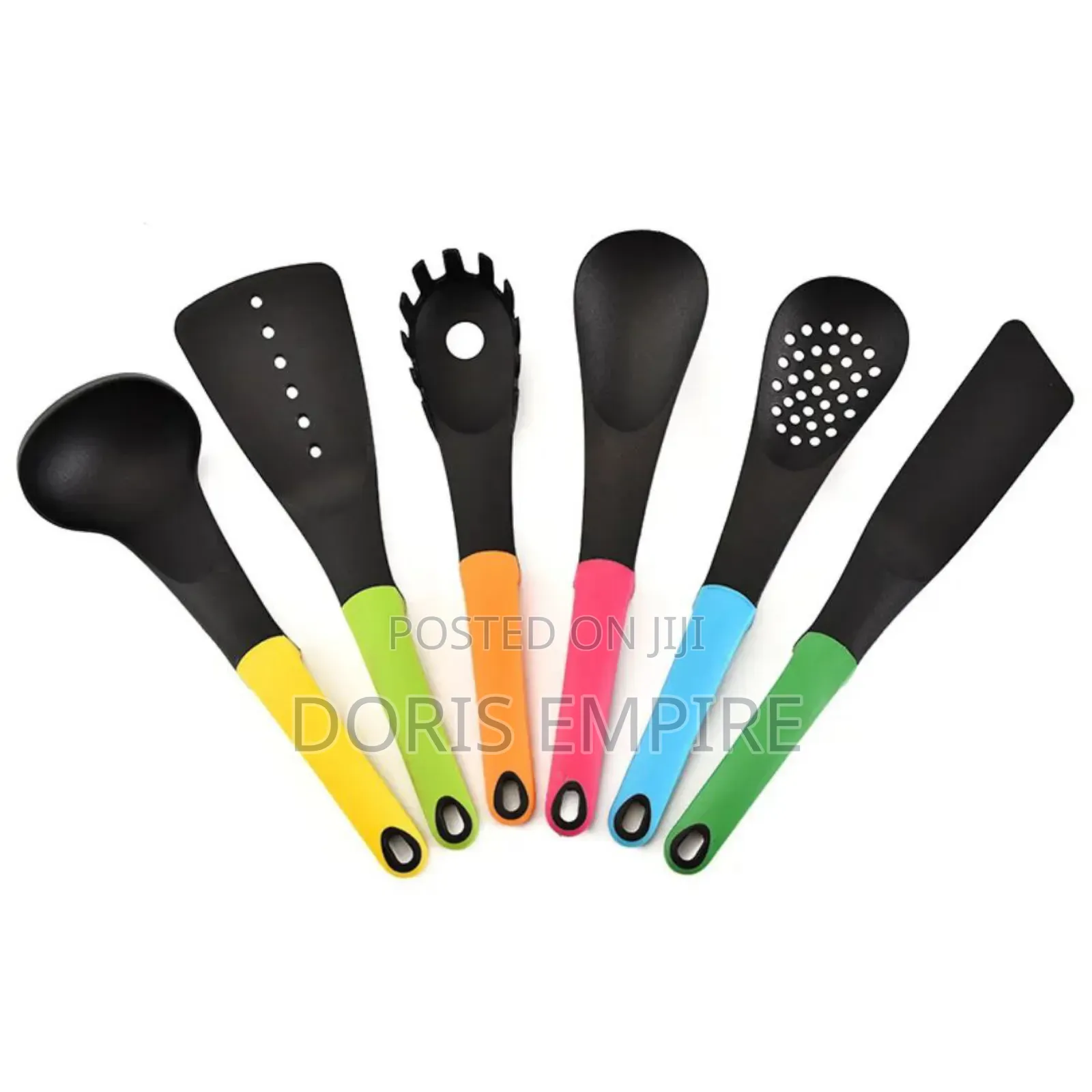 Multi Coloured Non Stick Kitchen Tools Set.