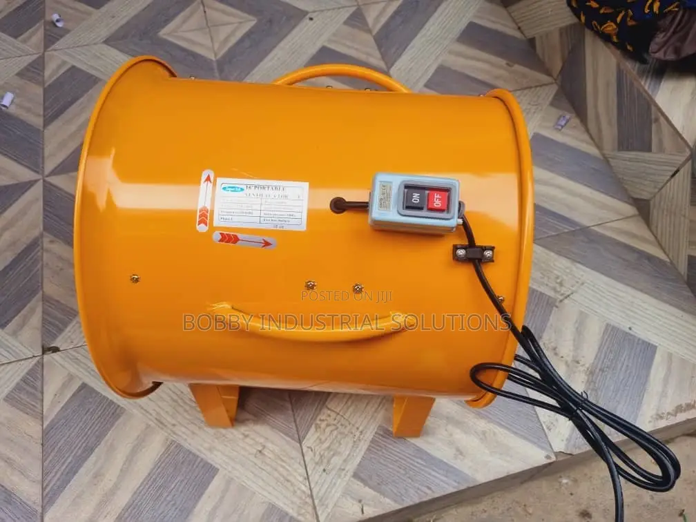 Heavy Duty Industrial Fan Blower With 5mflexible Ductinghose