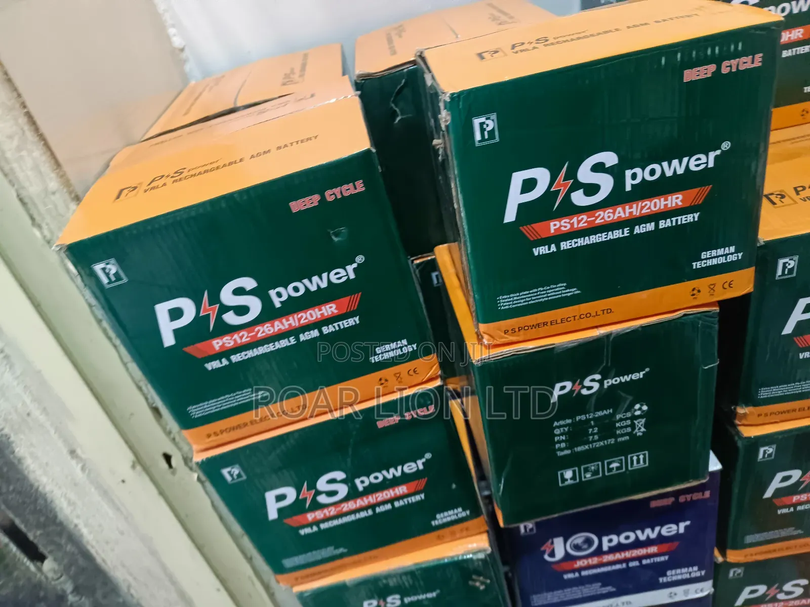 P S Power 26ah Dry Cell